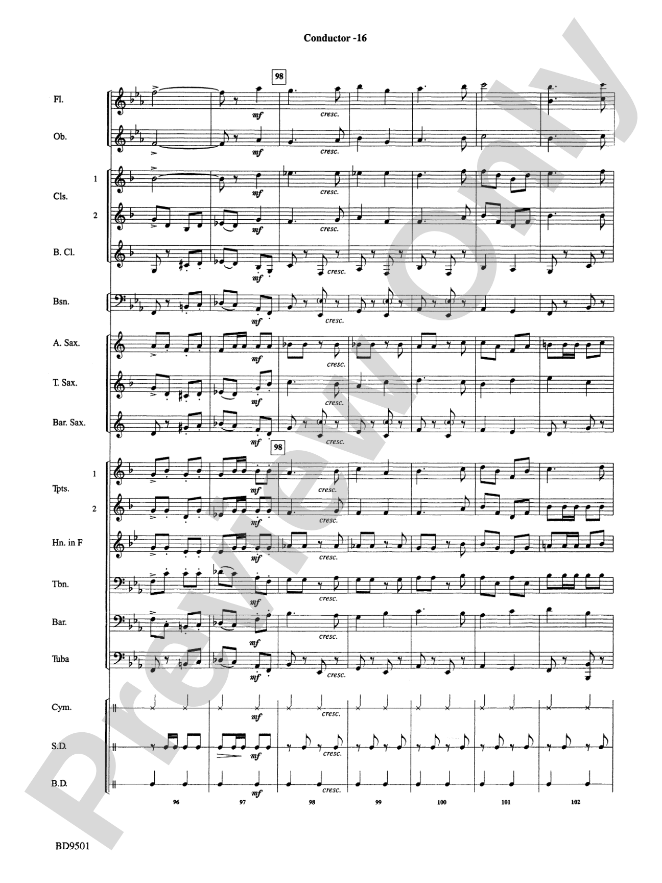 The Chimes of Liberty: Concert Band Conductor Score & Parts