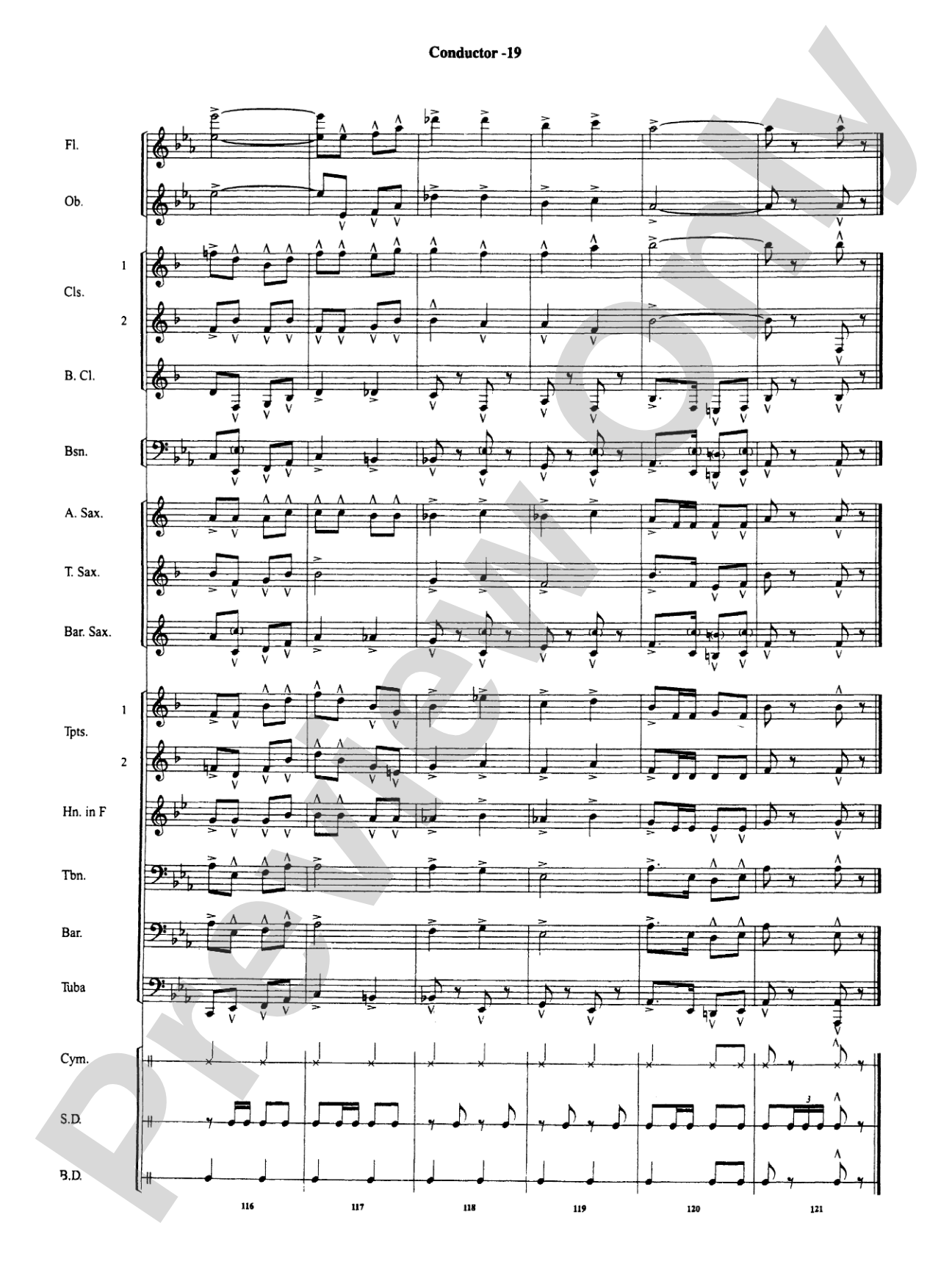 The Chimes of Liberty: Concert Band Conductor Score & Parts