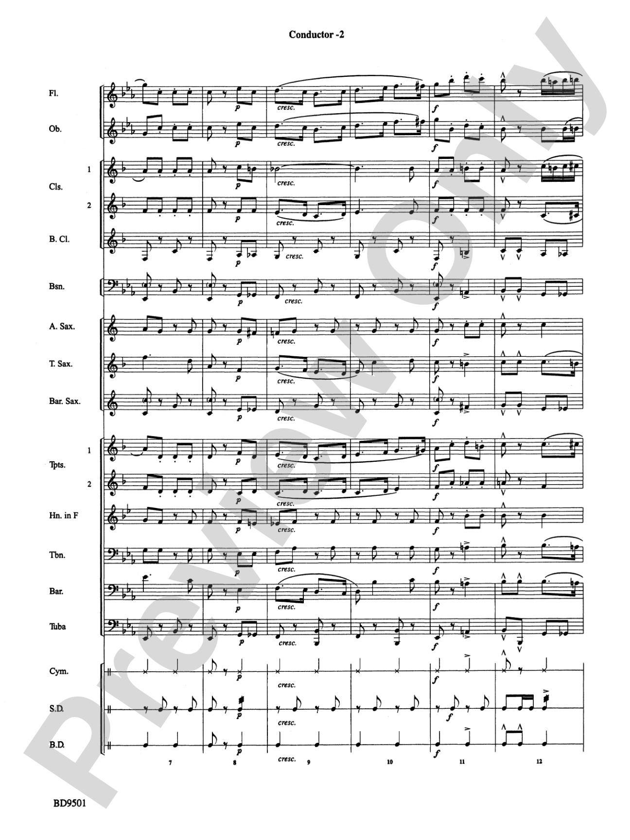 The Chimes of Liberty: Concert Band Conductor Score & Parts