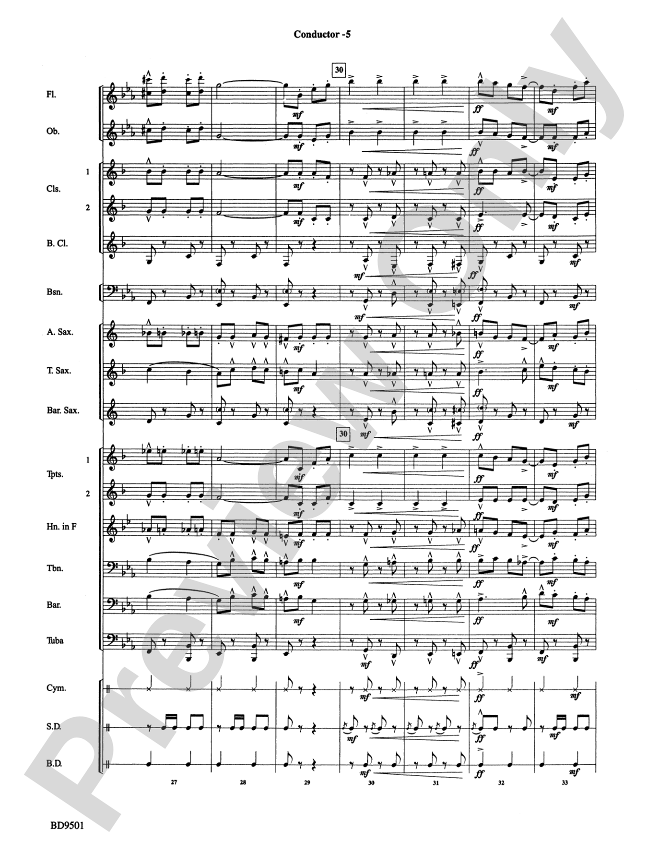 The Chimes of Liberty: Concert Band Conductor Score & Parts