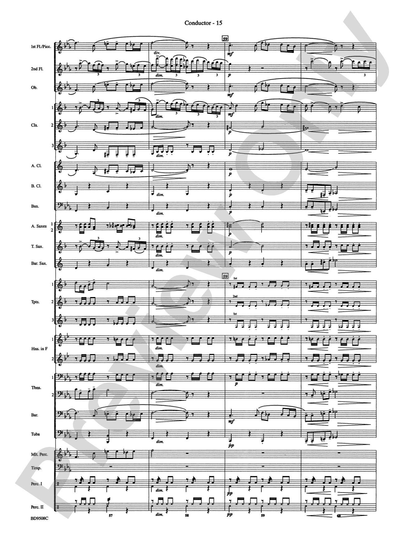 Procession of the Sardar (from Caucasian Sketches): Concert Band Conductor Score & Parts