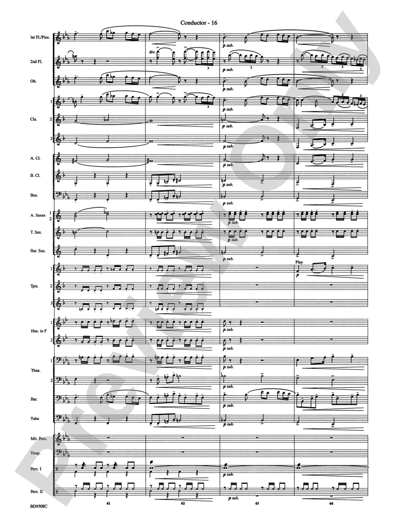 Procession of the Sardar (from Caucasian Sketches): Concert Band Conductor Score & Parts