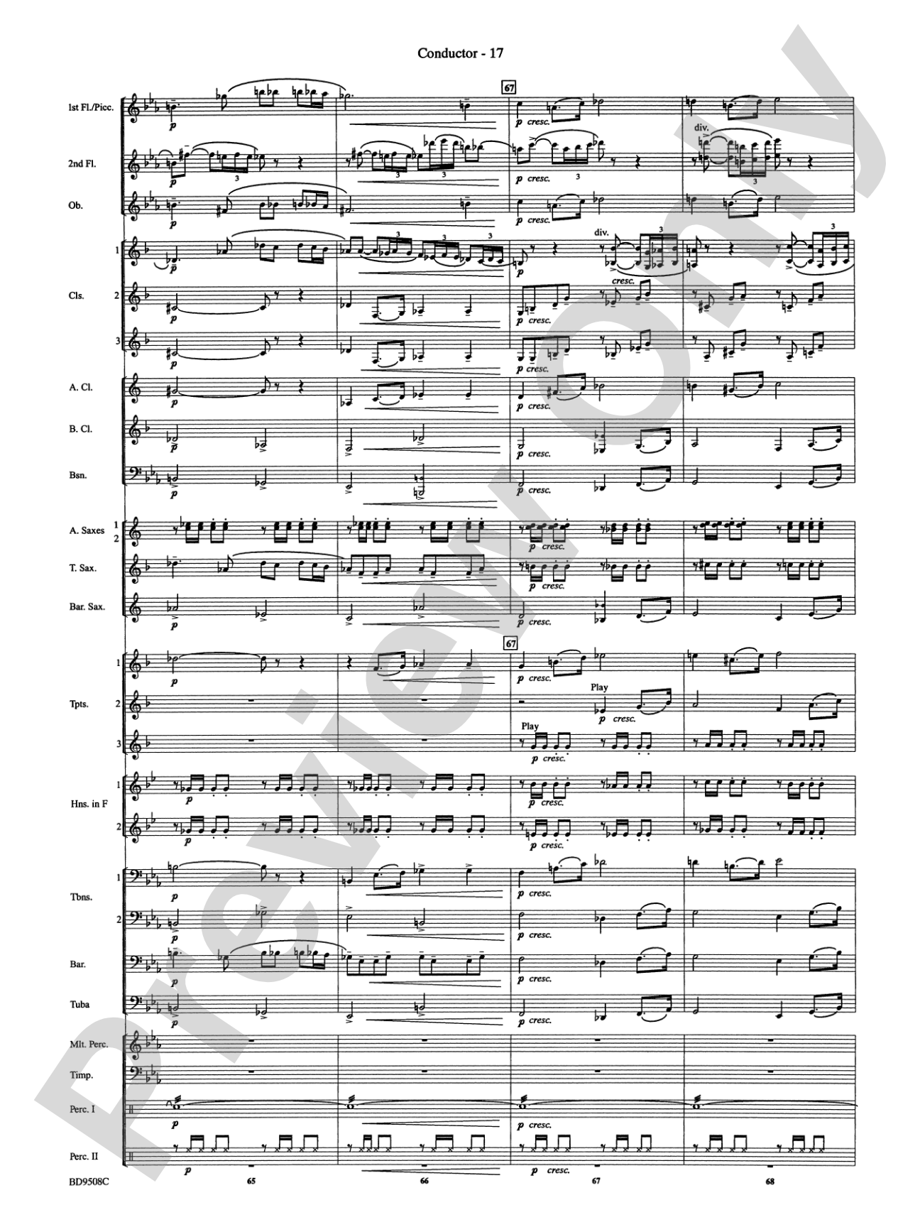 Procession of the Sardar (from Caucasian Sketches): Concert Band Conductor Score & Parts