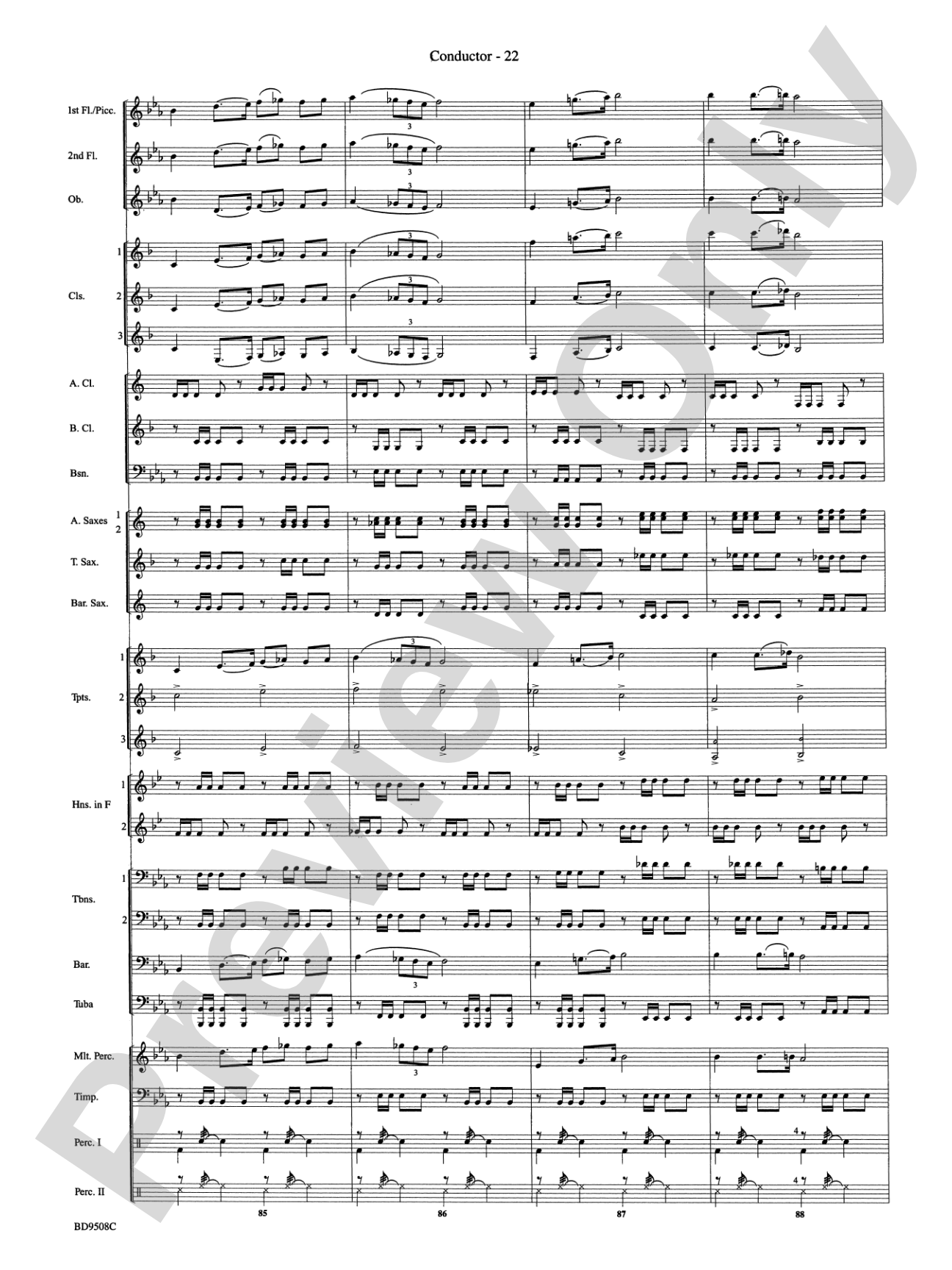 Procession of the Sardar (from Caucasian Sketches): Concert Band Conductor Score & Parts