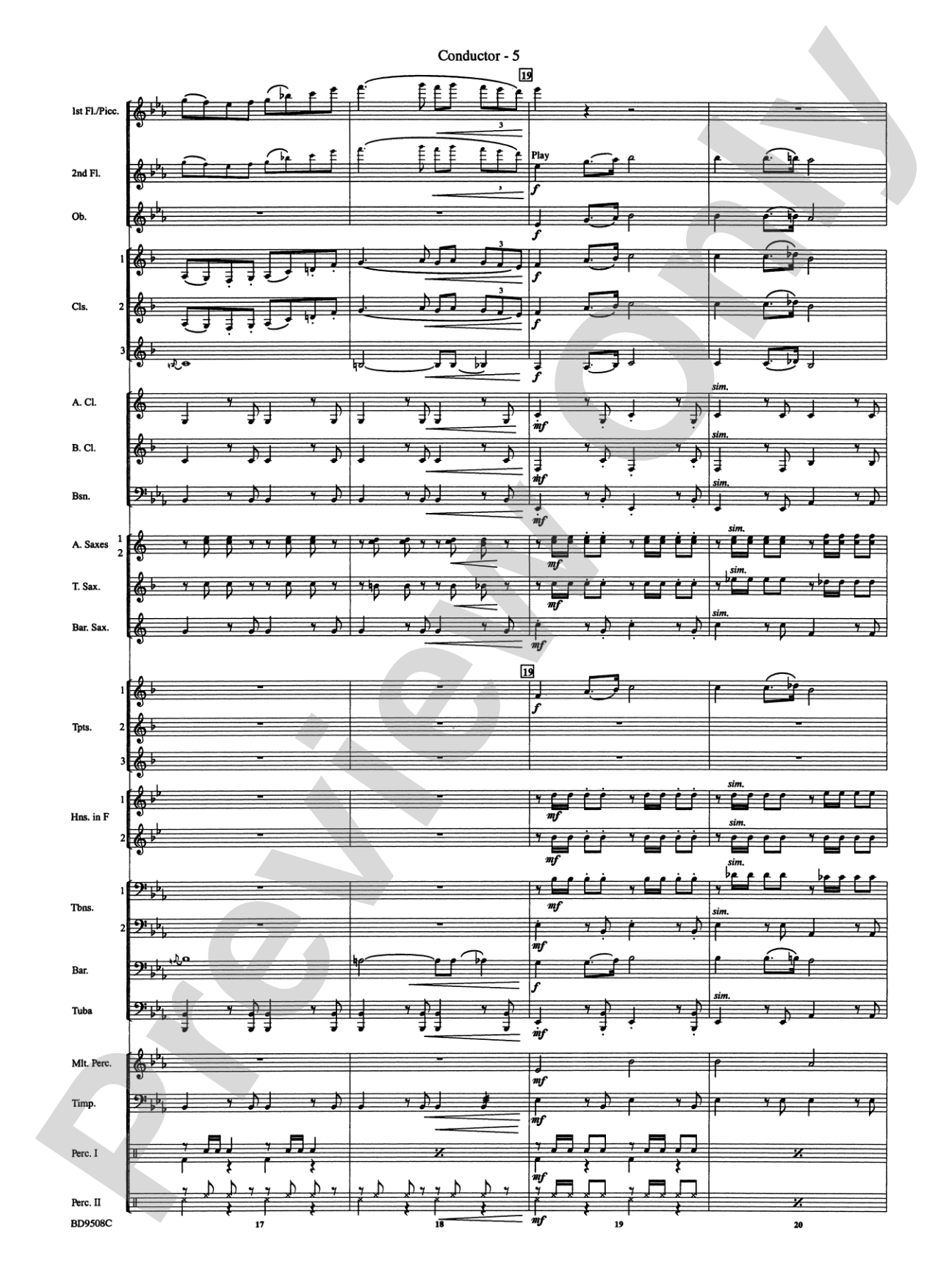 Procession of the Sardar (from Caucasian Sketches): Concert Band Conductor Score & Parts