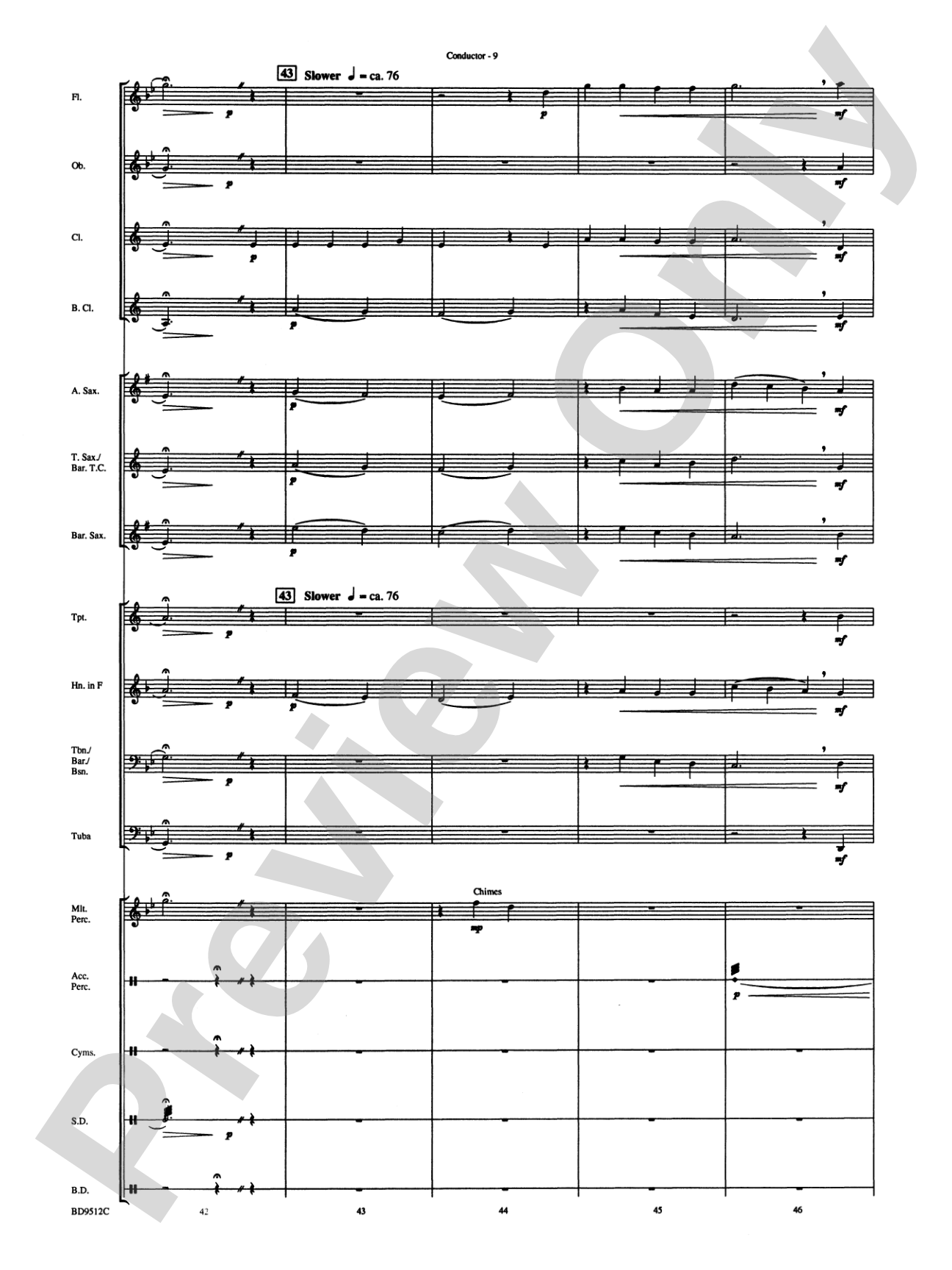 Dialogues: Concert Band Conductor Score & Parts
