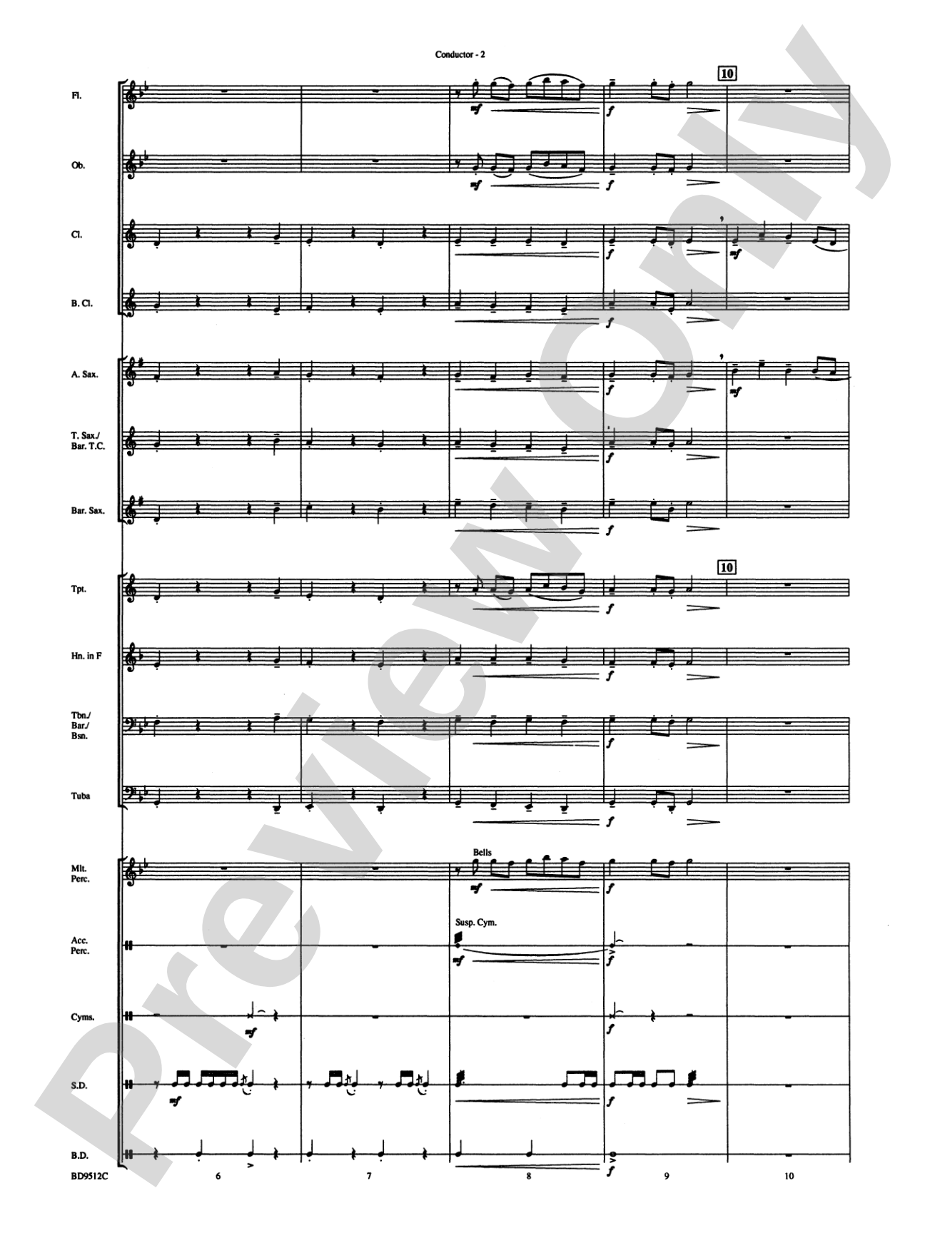 Dialogues: Concert Band Conductor Score & Parts
