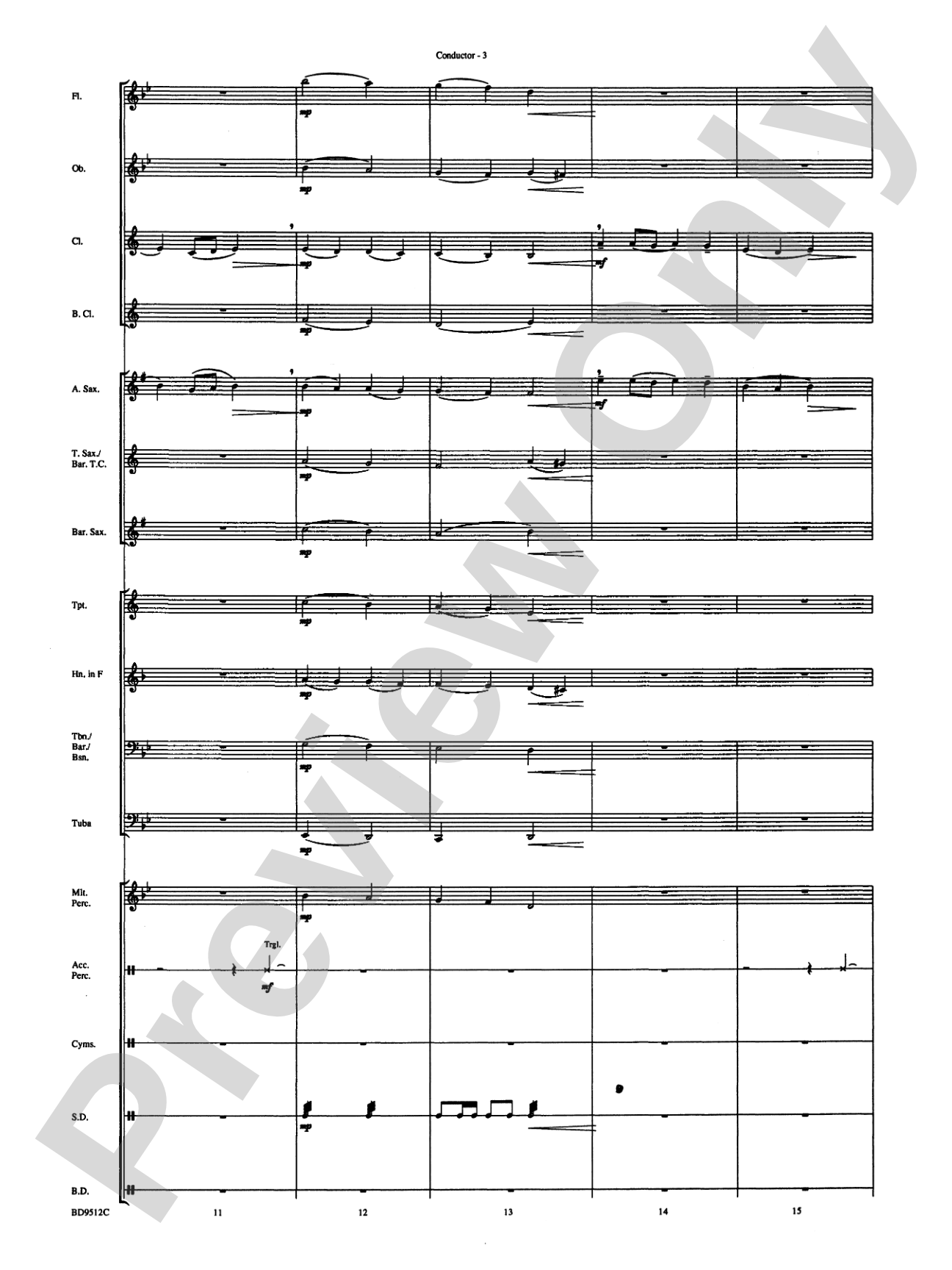 Dialogues: Concert Band Conductor Score & Parts