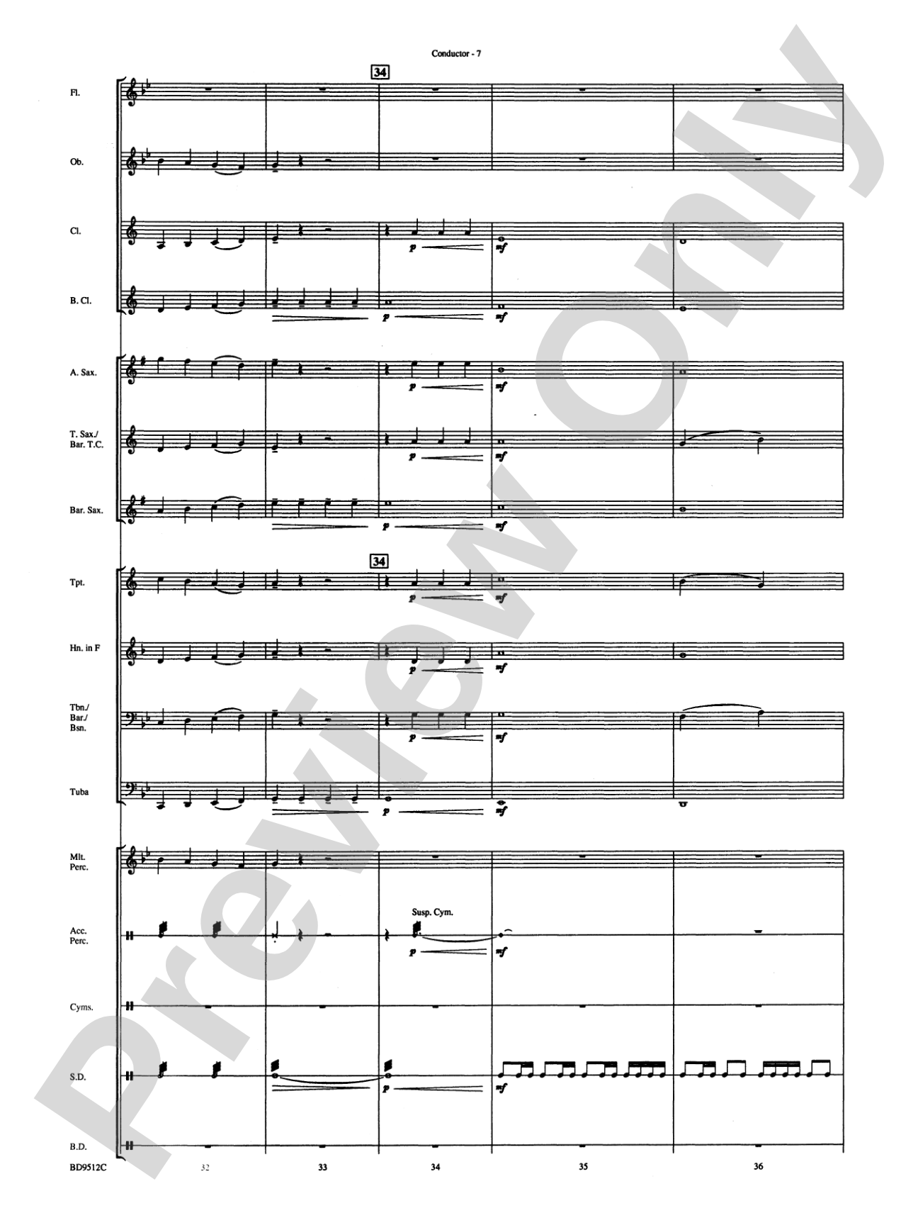 Dialogues: Concert Band Conductor Score & Parts