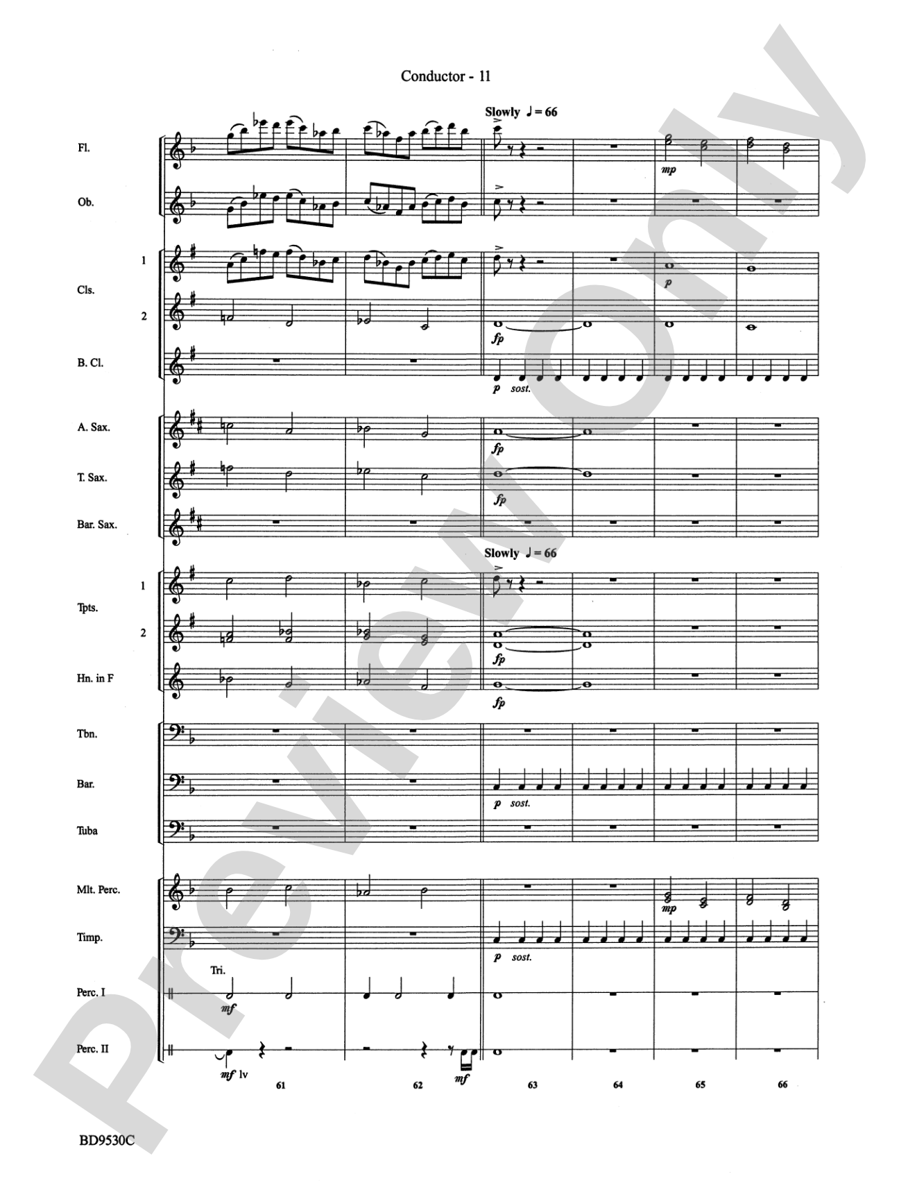 Shaker Variants: Concert Band Conductor Score & Parts