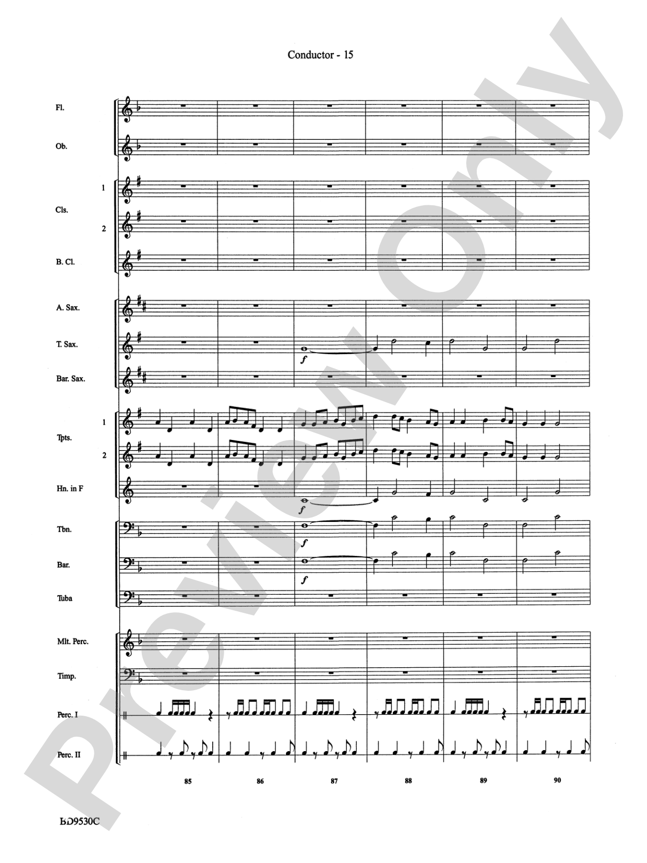 Shaker Variants: Concert Band Conductor Score & Parts
