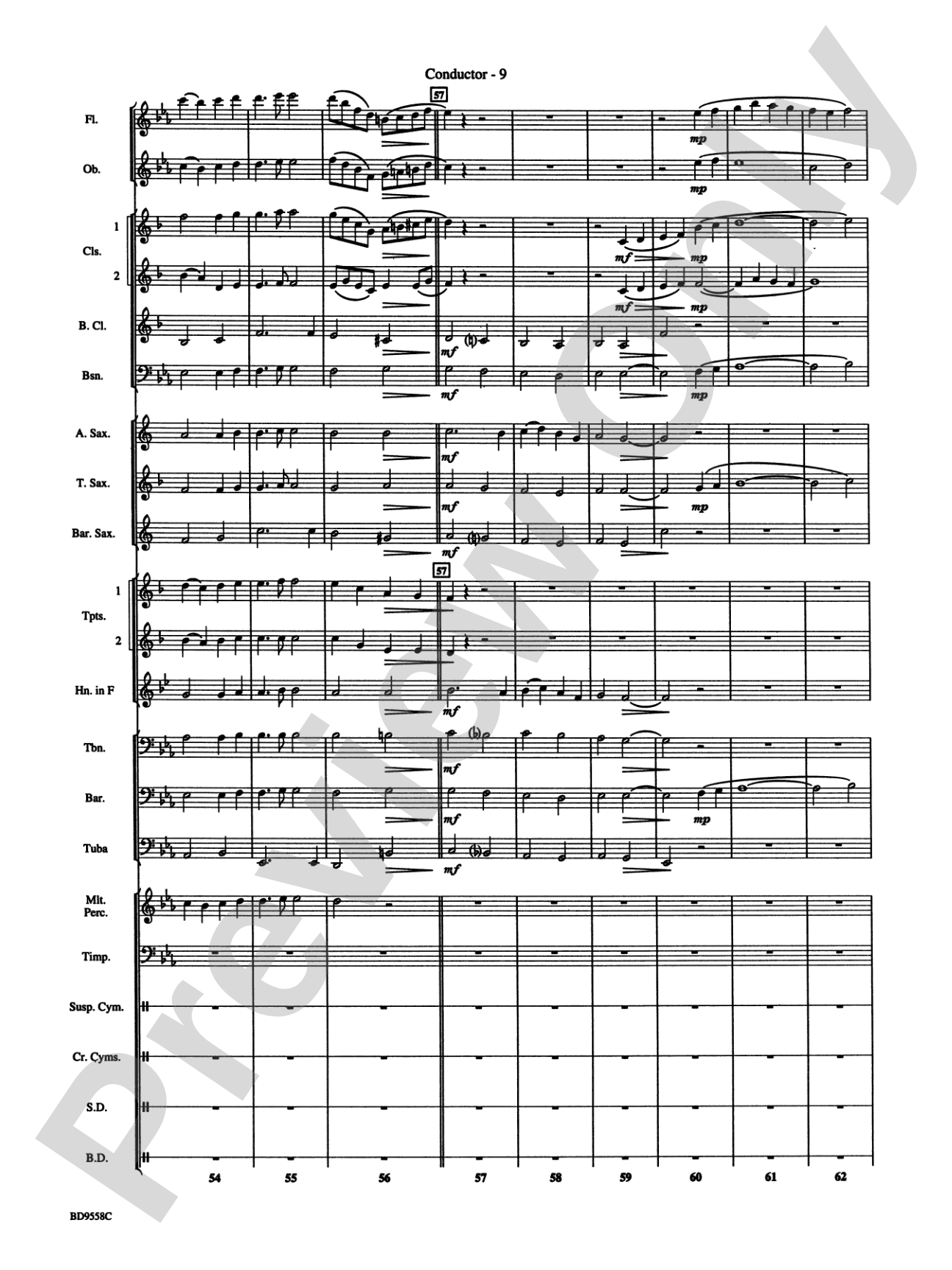 Challenge the Future: Concert Band Conductor Score & Parts