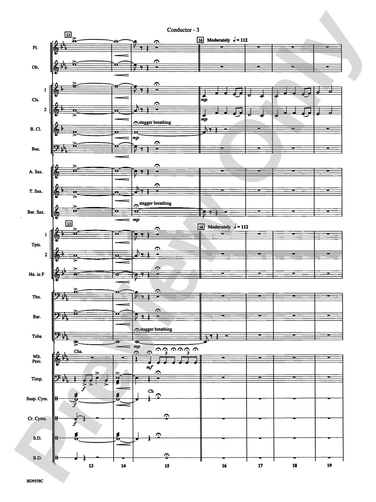 Challenge the Future: Concert Band Conductor Score & Parts