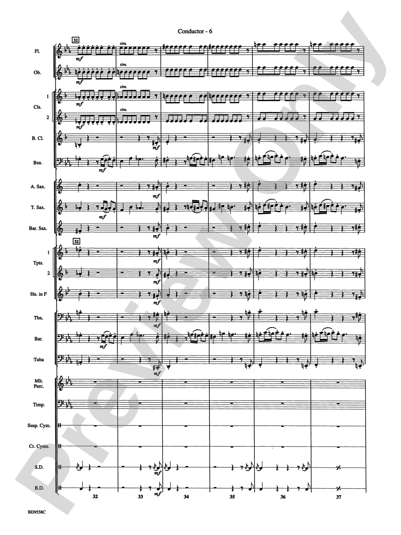 Challenge the Future: Concert Band Conductor Score & Parts