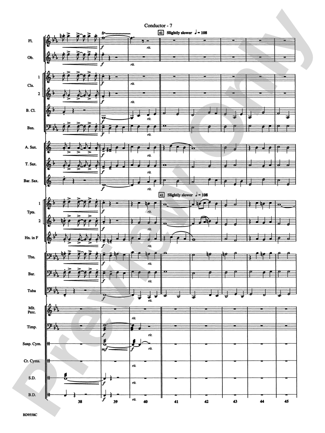 Challenge the Future: Concert Band Conductor Score & Parts