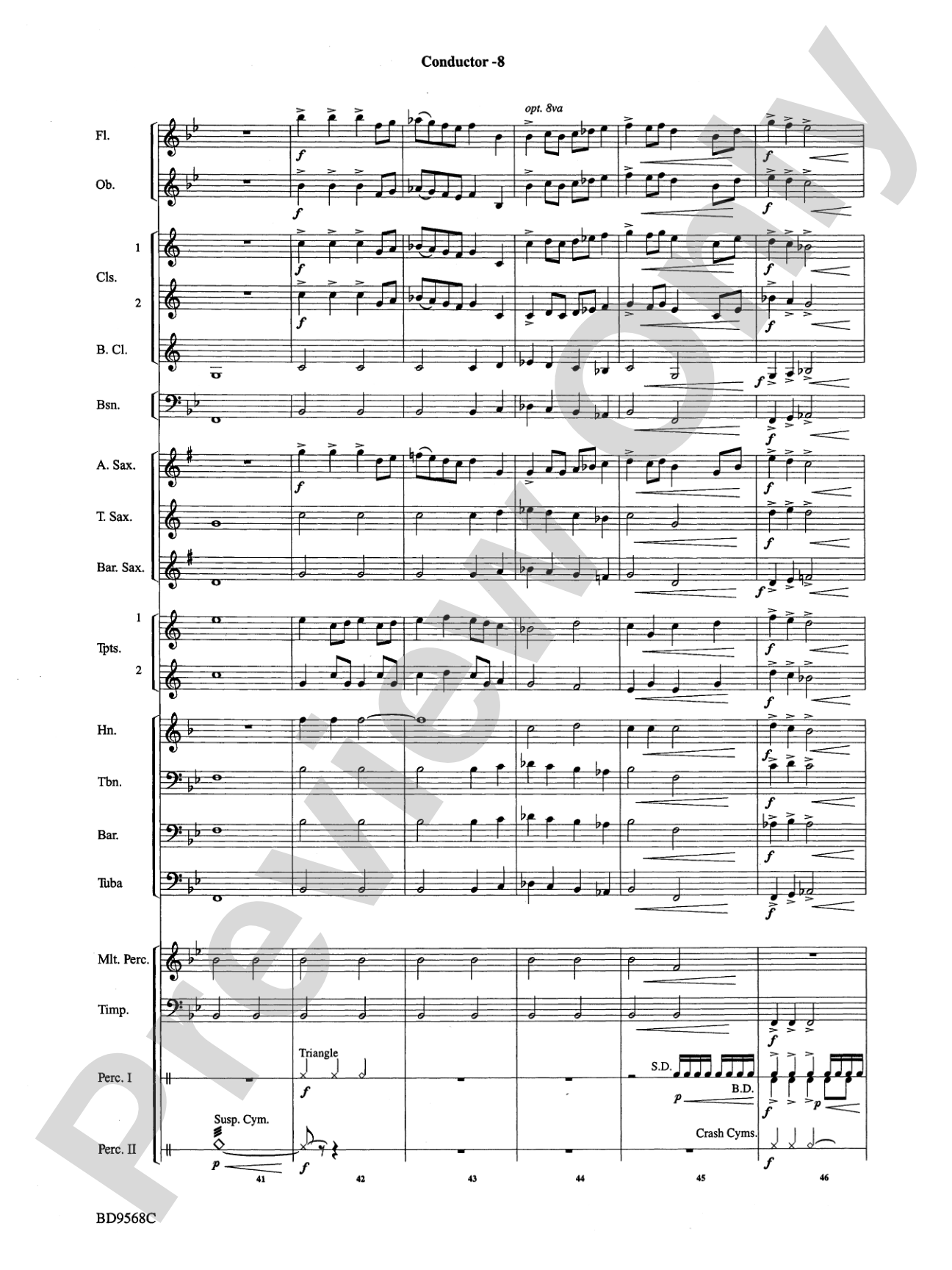 At the Crossroads: Concert Band Conductor Score & Parts