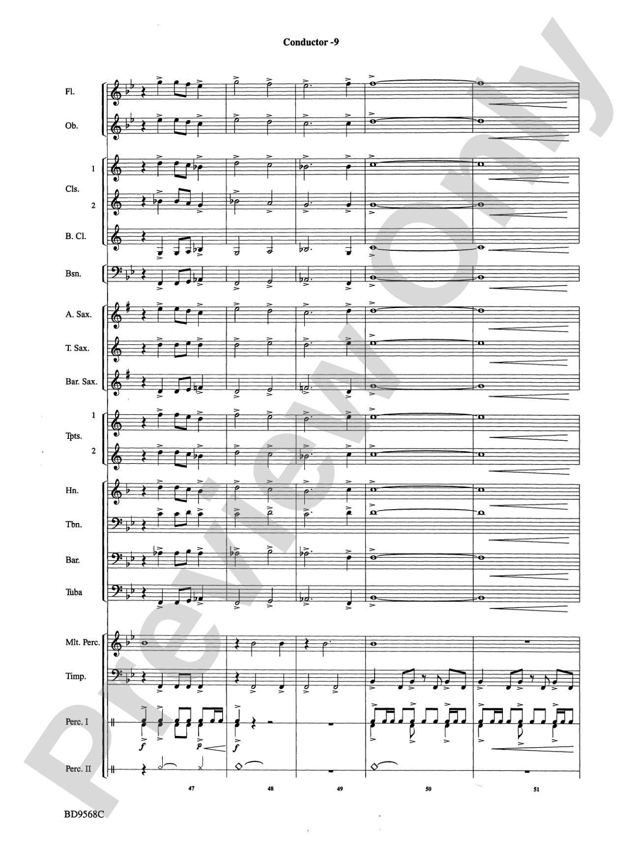 At the Crossroads: Concert Band Conductor Score & Parts