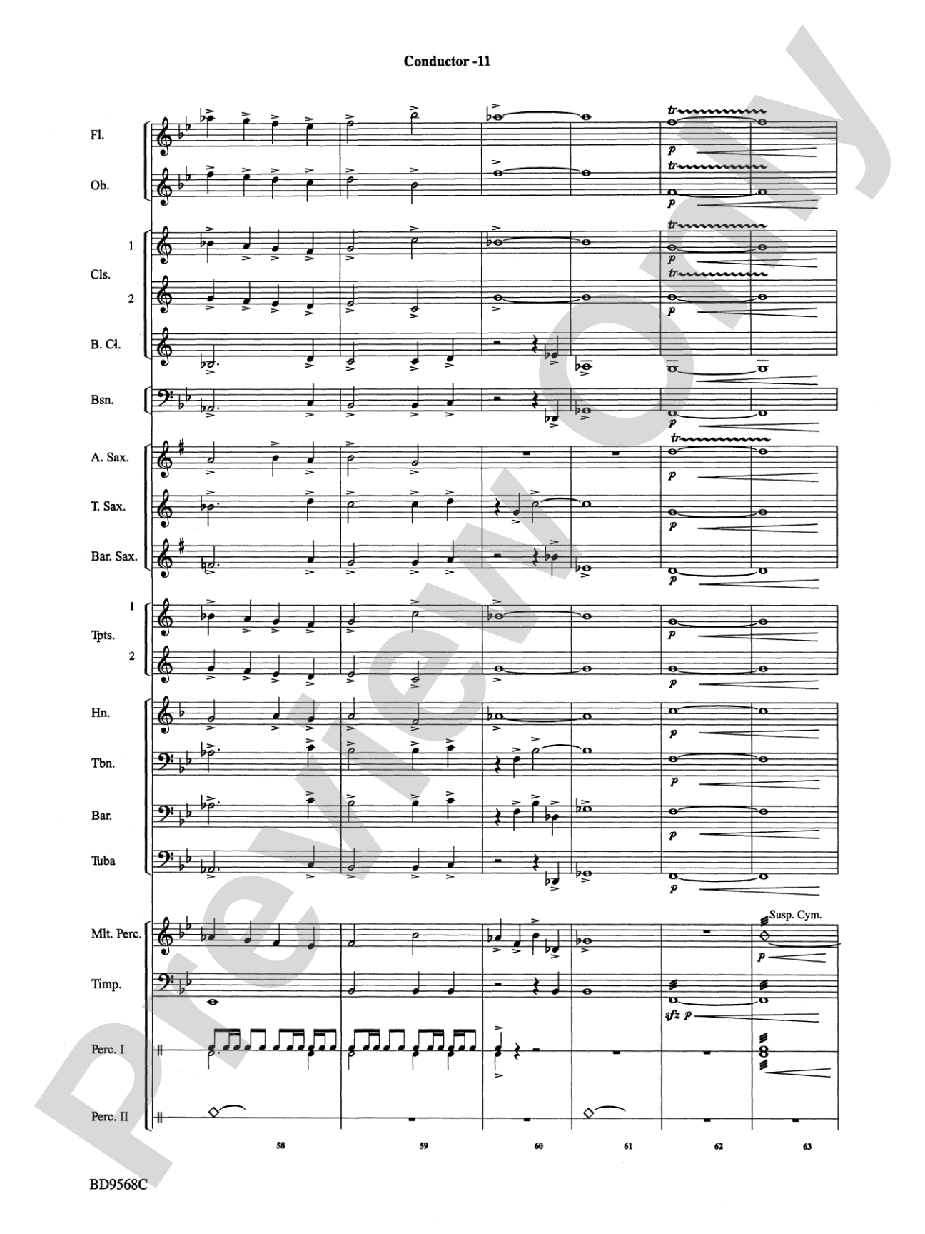 At the Crossroads: Concert Band Conductor Score & Parts