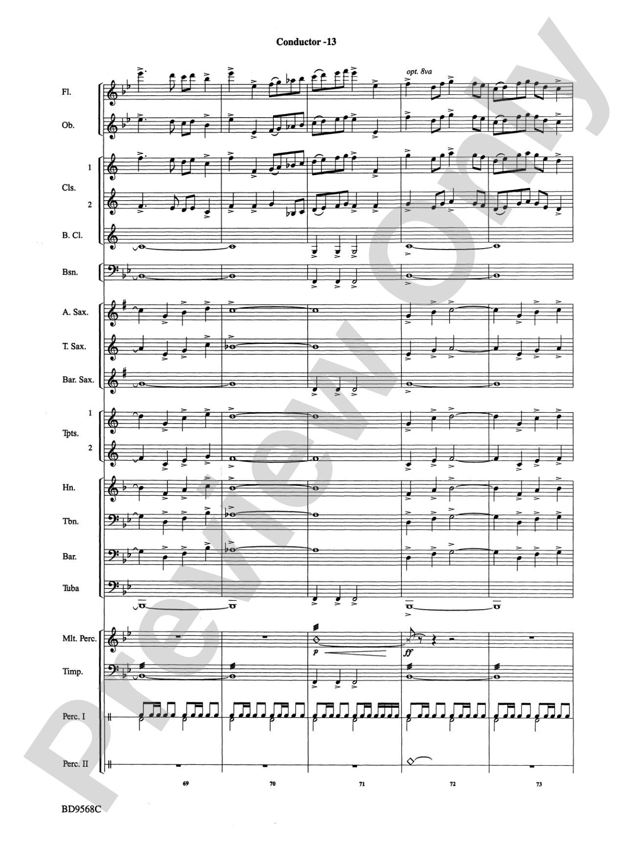 At the Crossroads: Concert Band Conductor Score & Parts
