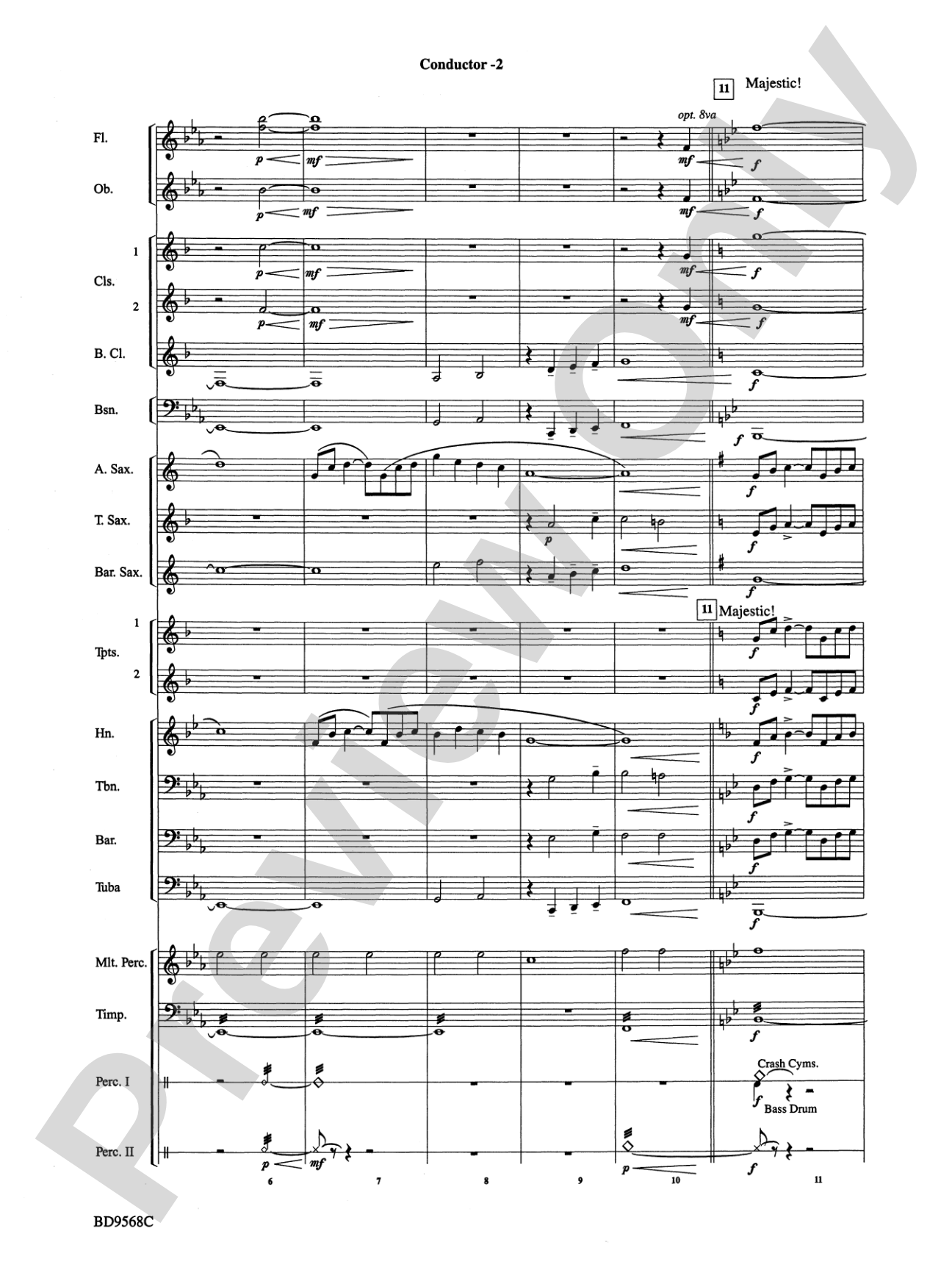 At the Crossroads: Concert Band Conductor Score & Parts
