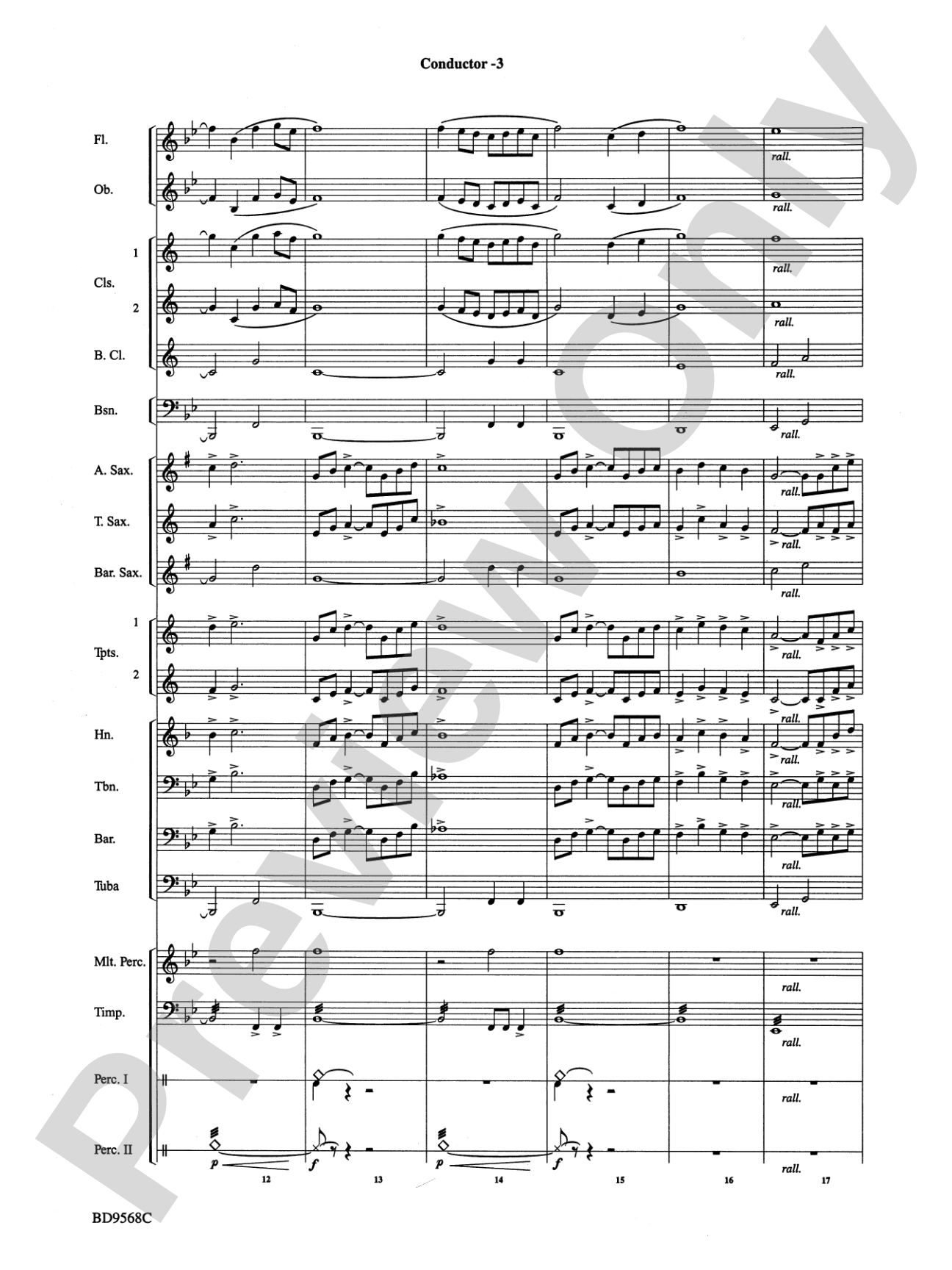 At the Crossroads: Concert Band Conductor Score & Parts