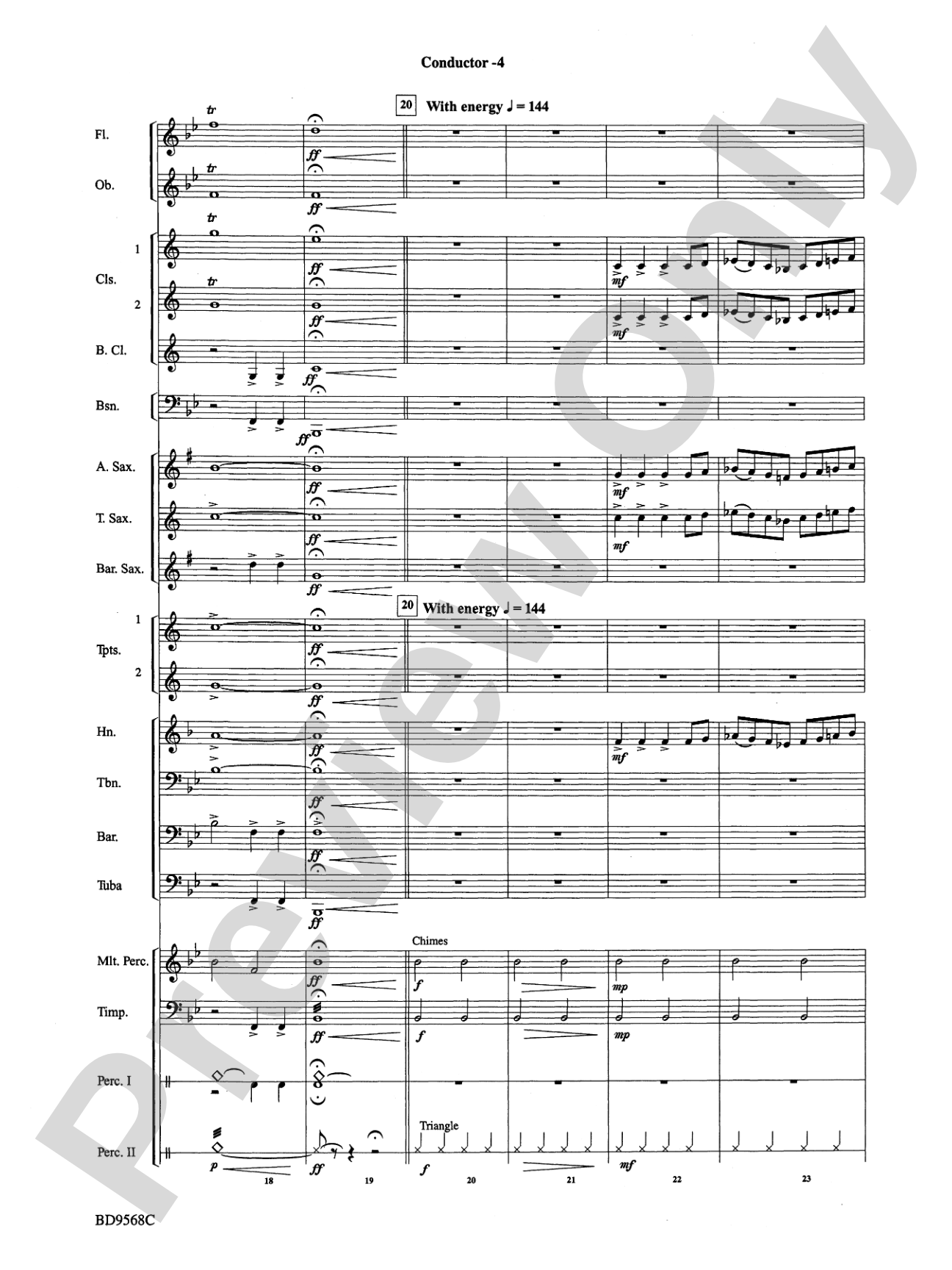 At the Crossroads: Concert Band Conductor Score & Parts