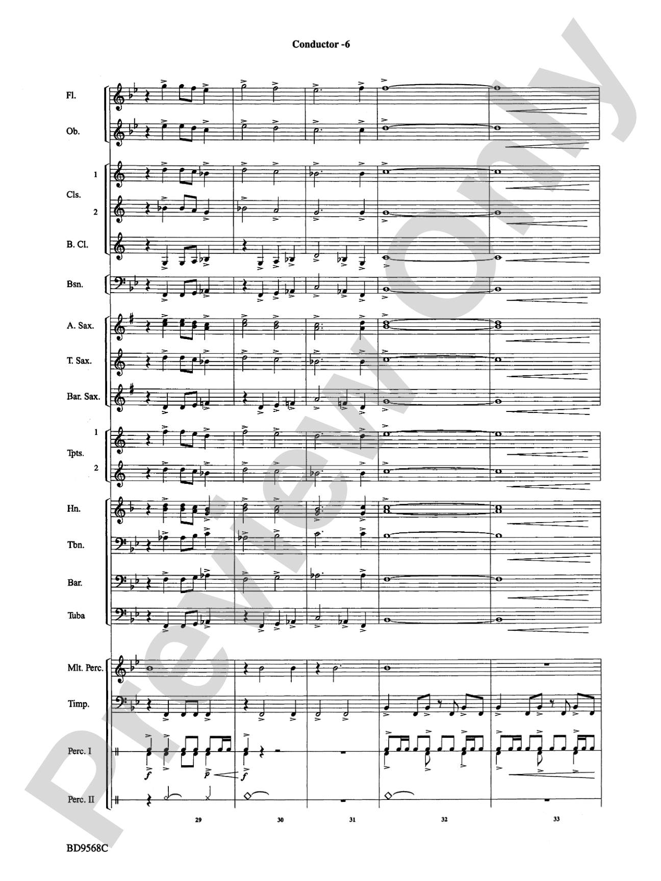 At the Crossroads: Concert Band Conductor Score & Parts