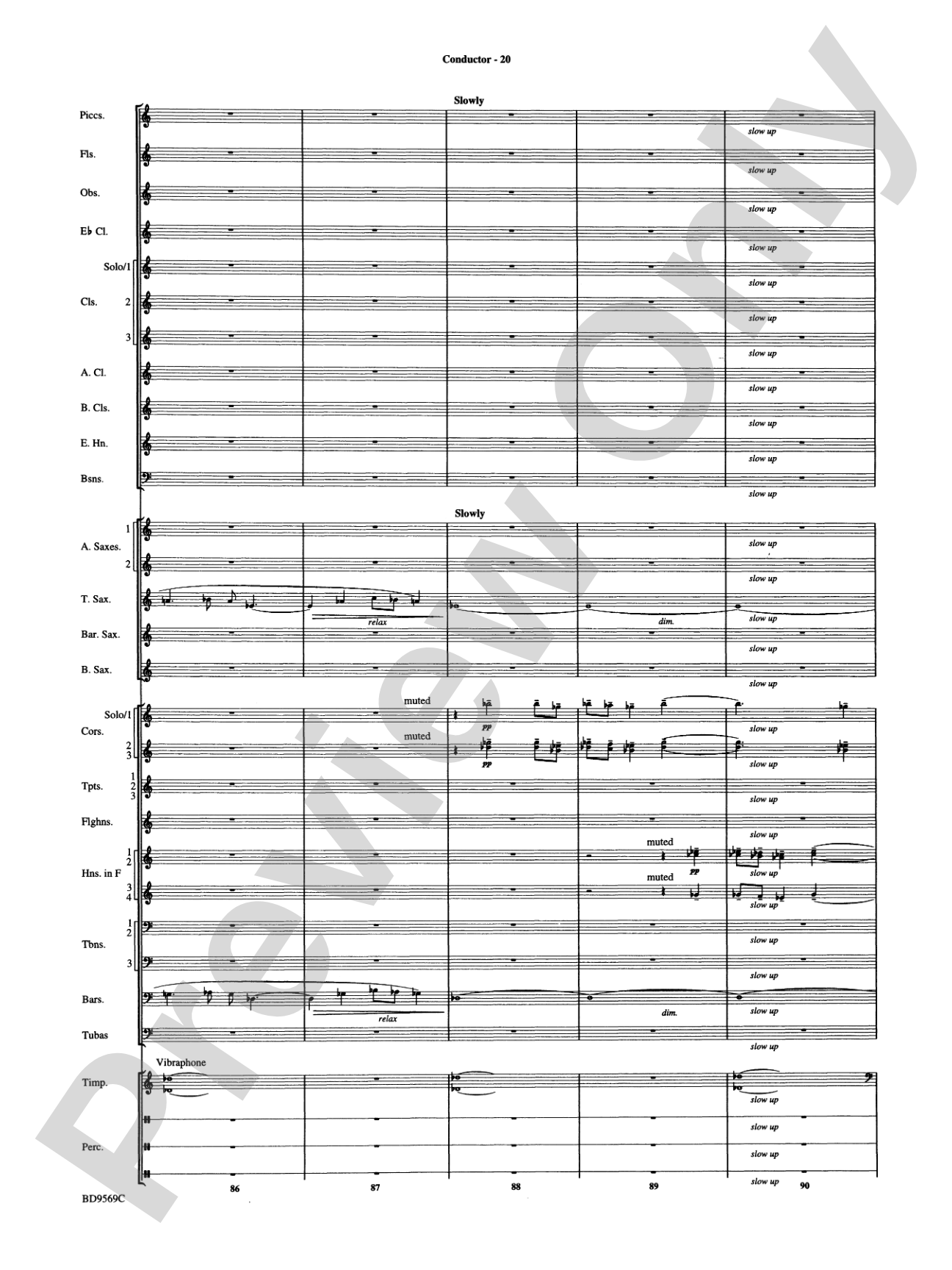 Jericho: Concert Band Conductor Score & Parts