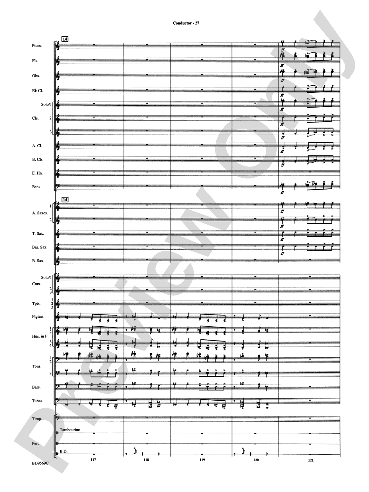 Jericho: Concert Band Conductor Score & Parts