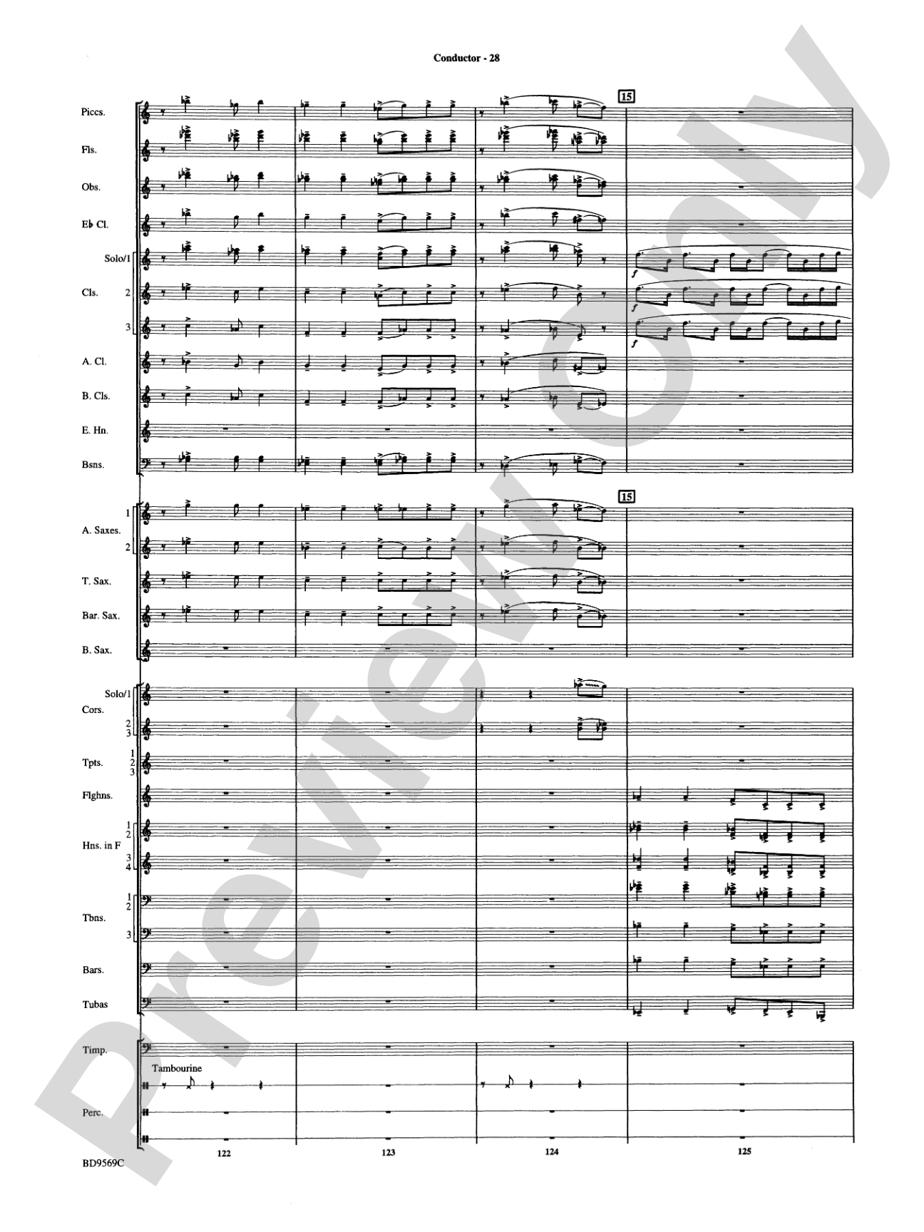 Jericho: Concert Band Conductor Score & Parts