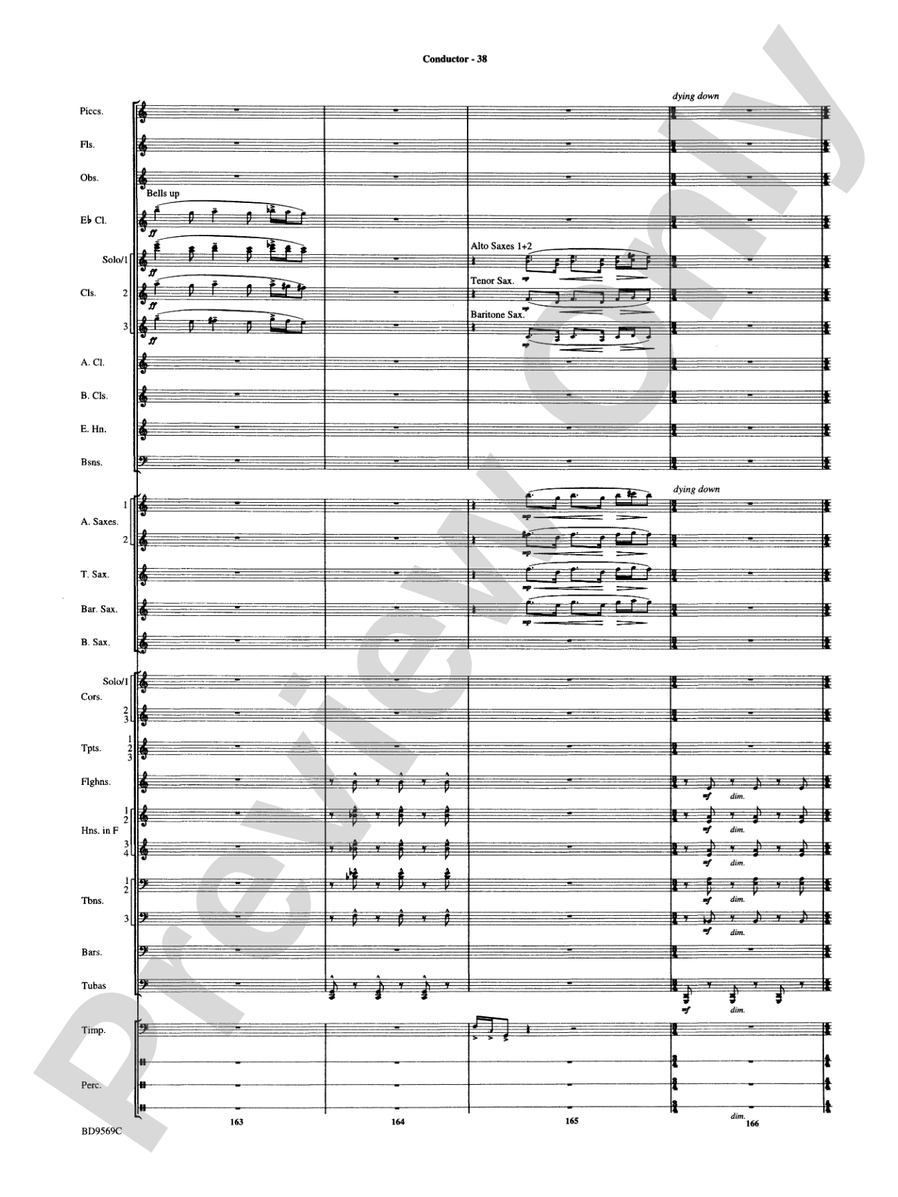 Jericho: Concert Band Conductor Score & Parts