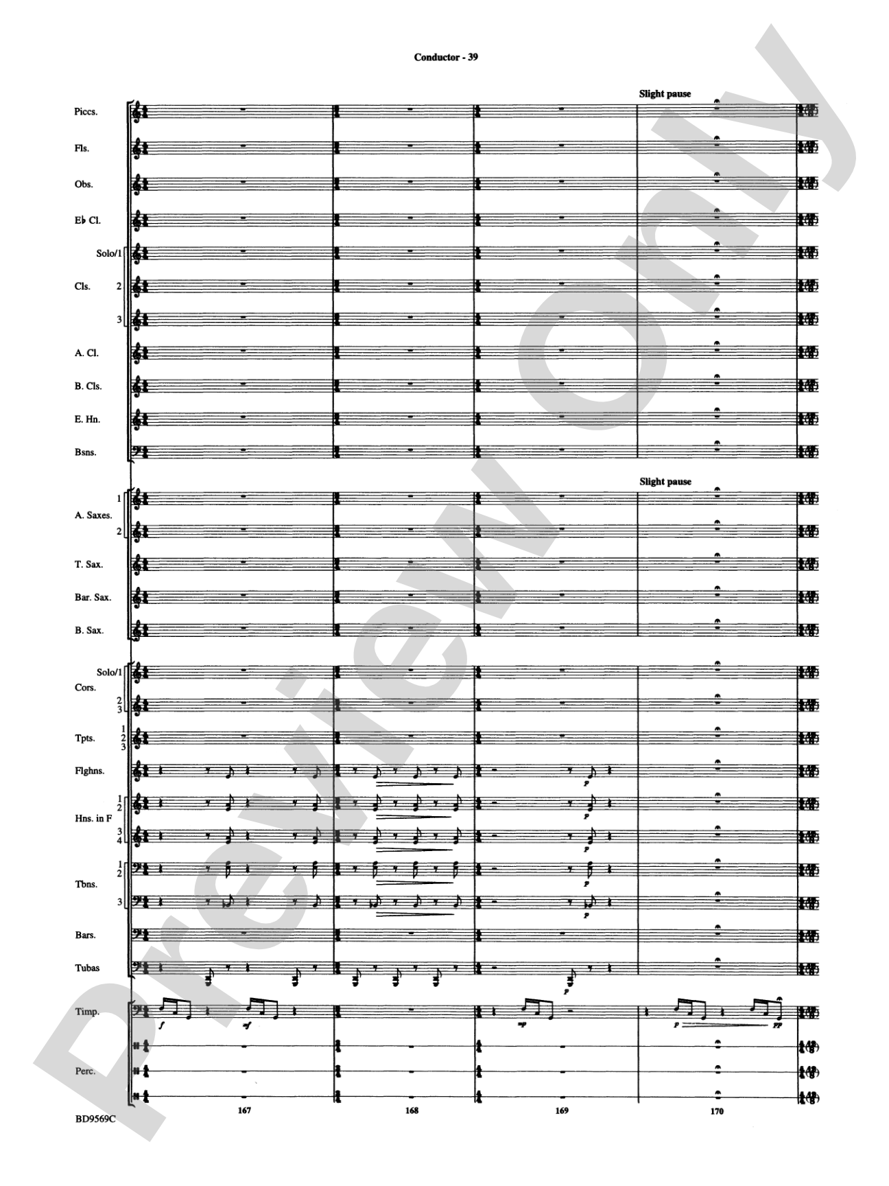 Jericho: Concert Band Conductor Score & Parts