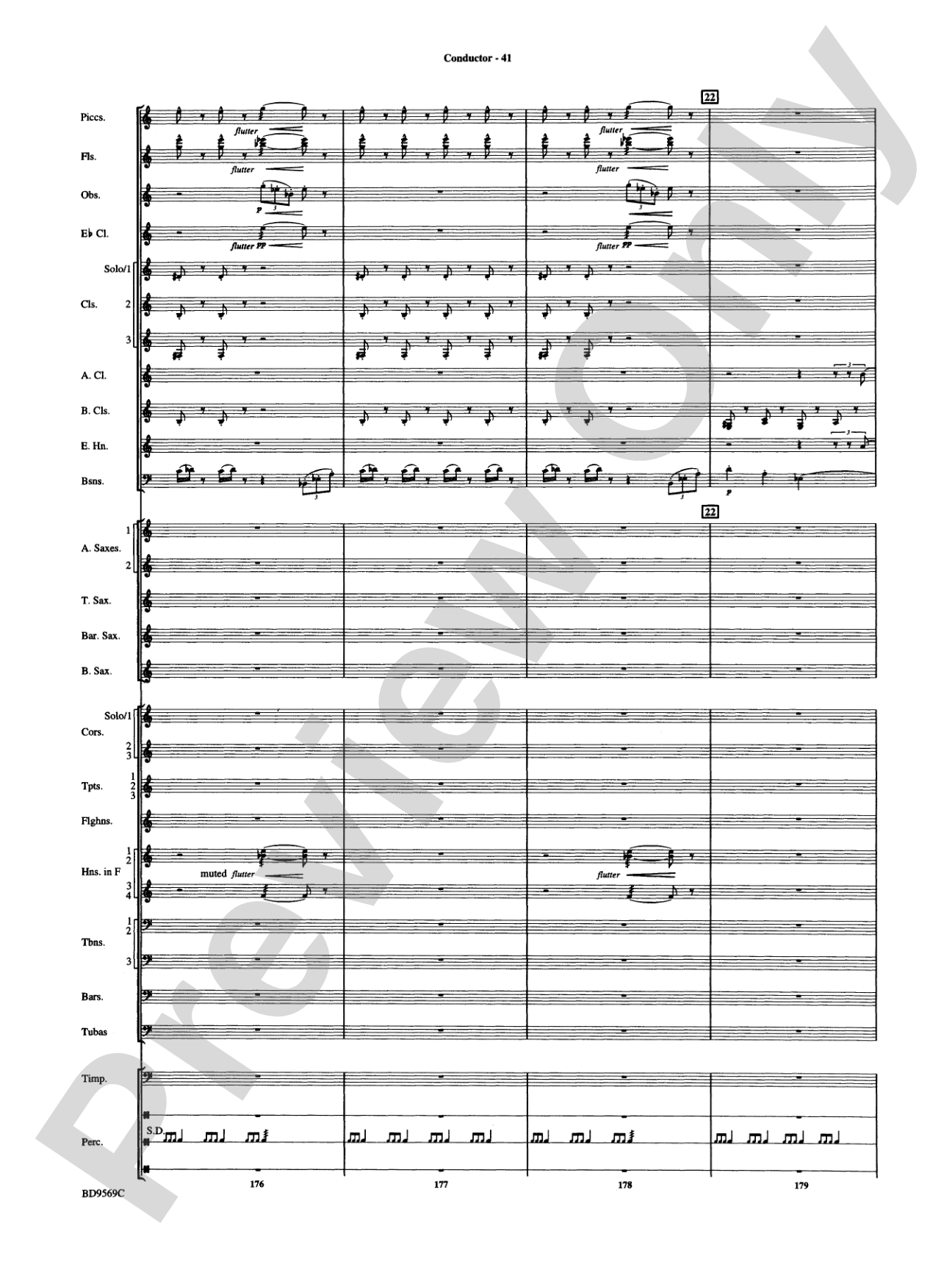 Jericho: Concert Band Conductor Score & Parts