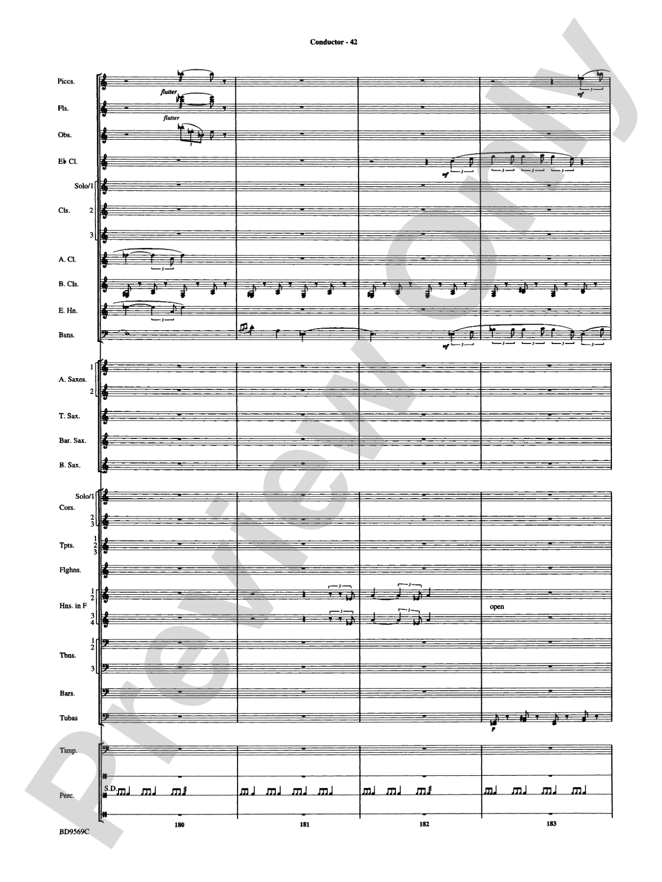 Jericho: Concert Band Conductor Score & Parts