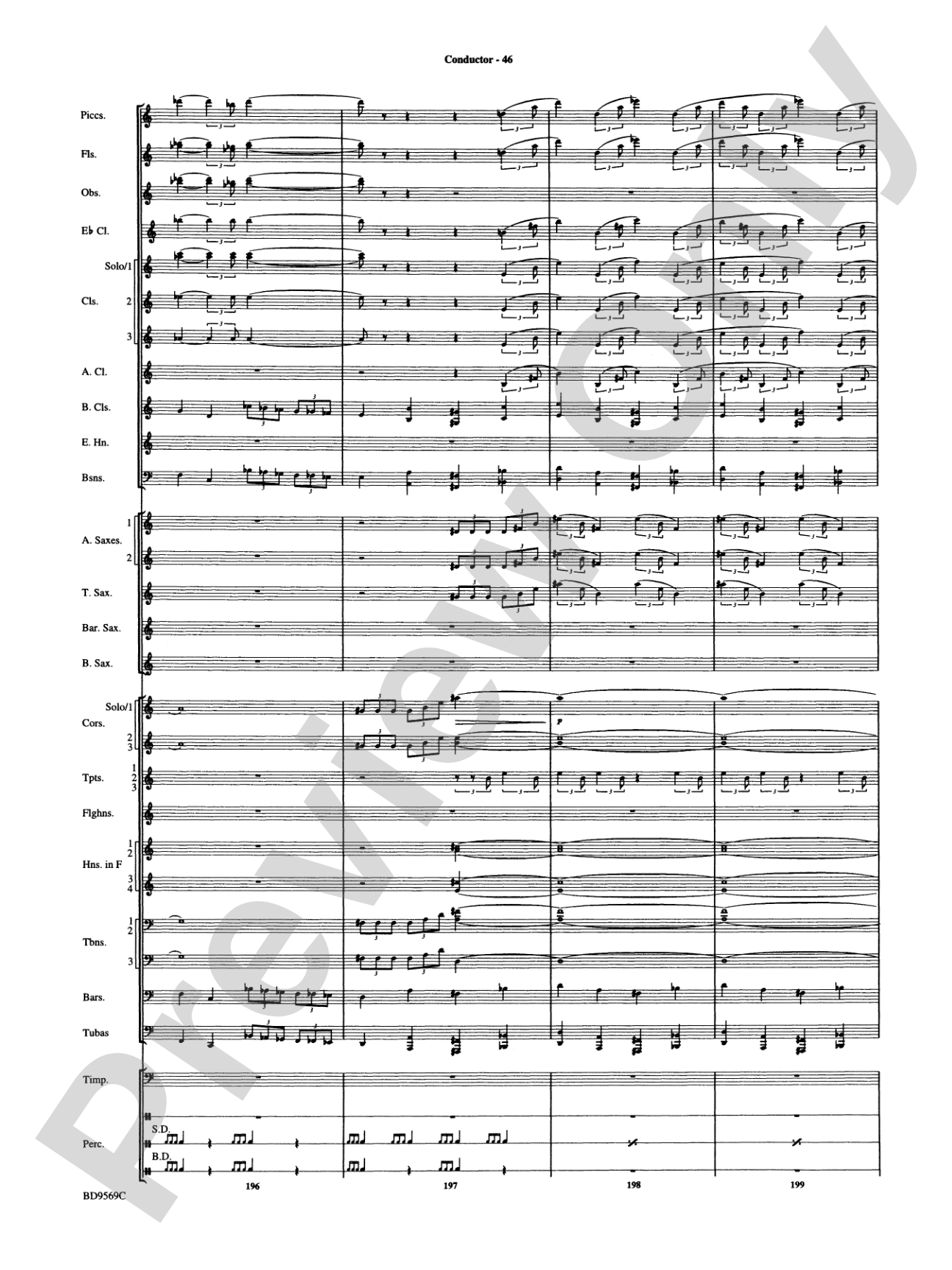 Jericho: Concert Band Conductor Score & Parts