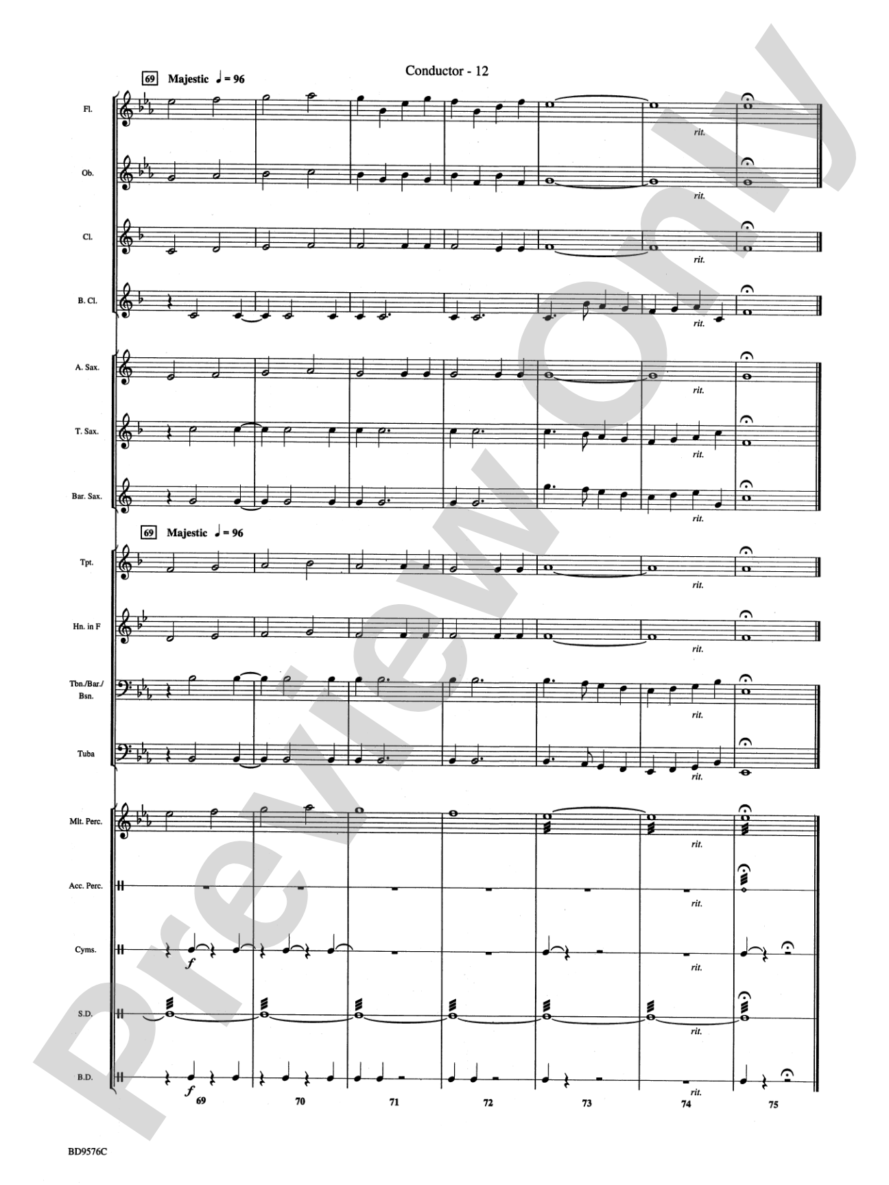 Christmas Bits & Pieces (based on Favorite Traditional Carols): Concert Band Conductor Score & Parts