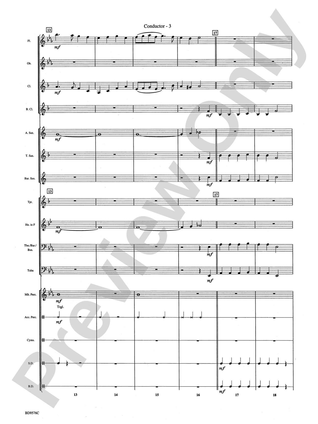 Christmas Bits & Pieces (based on Favorite Traditional Carols): Concert Band Conductor Score & Parts