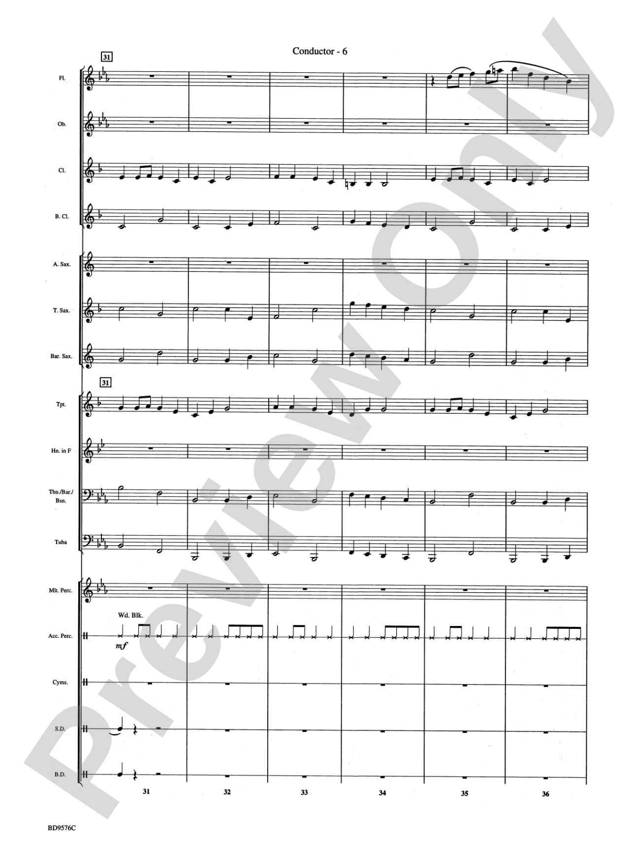 Christmas Bits & Pieces (based on Favorite Traditional Carols): Concert Band Conductor Score & Parts