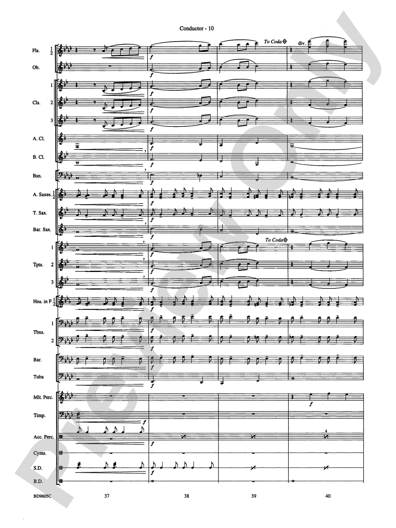 Tower Hill Overture: Concert Band Conductor Score & Parts