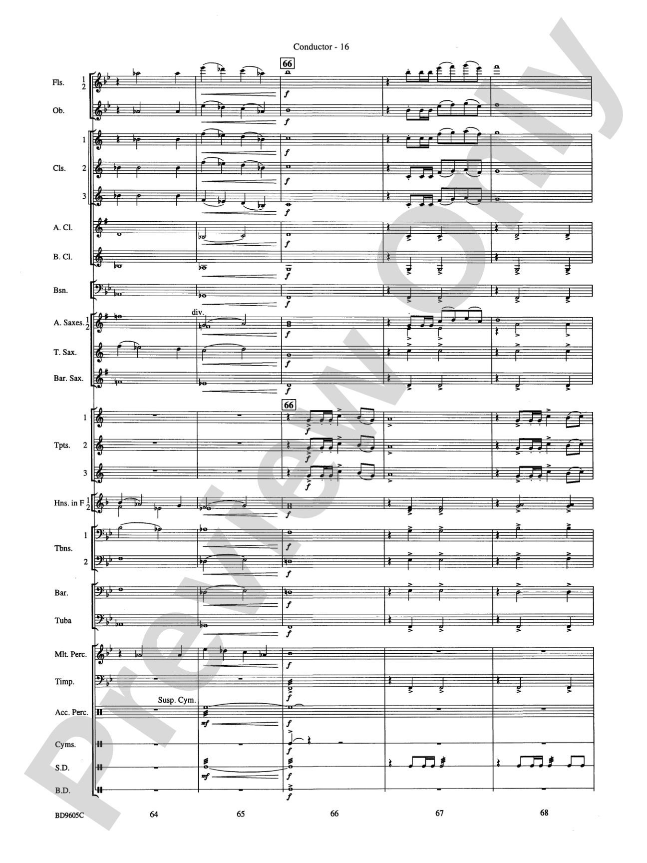 Tower Hill Overture: Concert Band Conductor Score & Parts