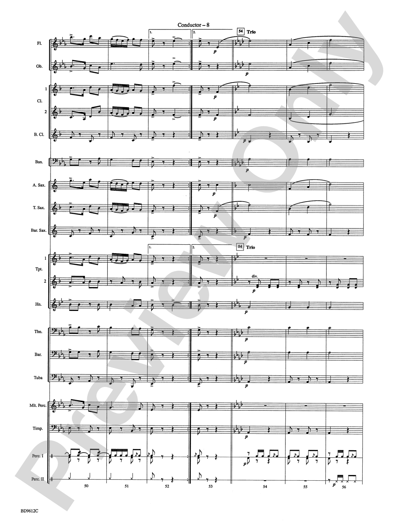 The Fairest of the Fair: Concert Band Conductor Score & Parts