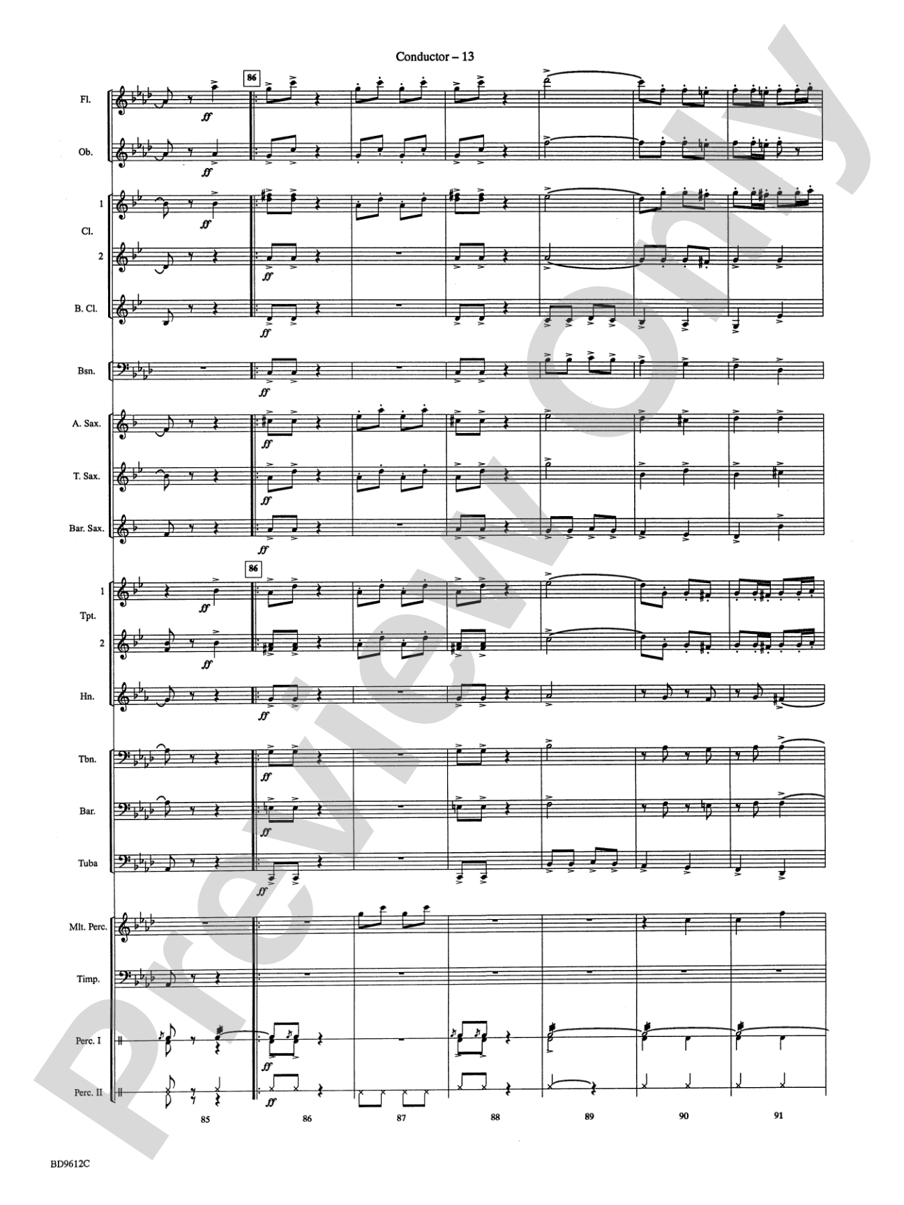 The Fairest of the Fair: Concert Band Conductor Score & Parts
