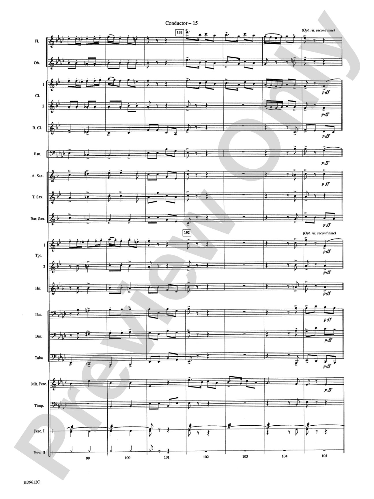 The Fairest of the Fair: Concert Band Conductor Score & Parts