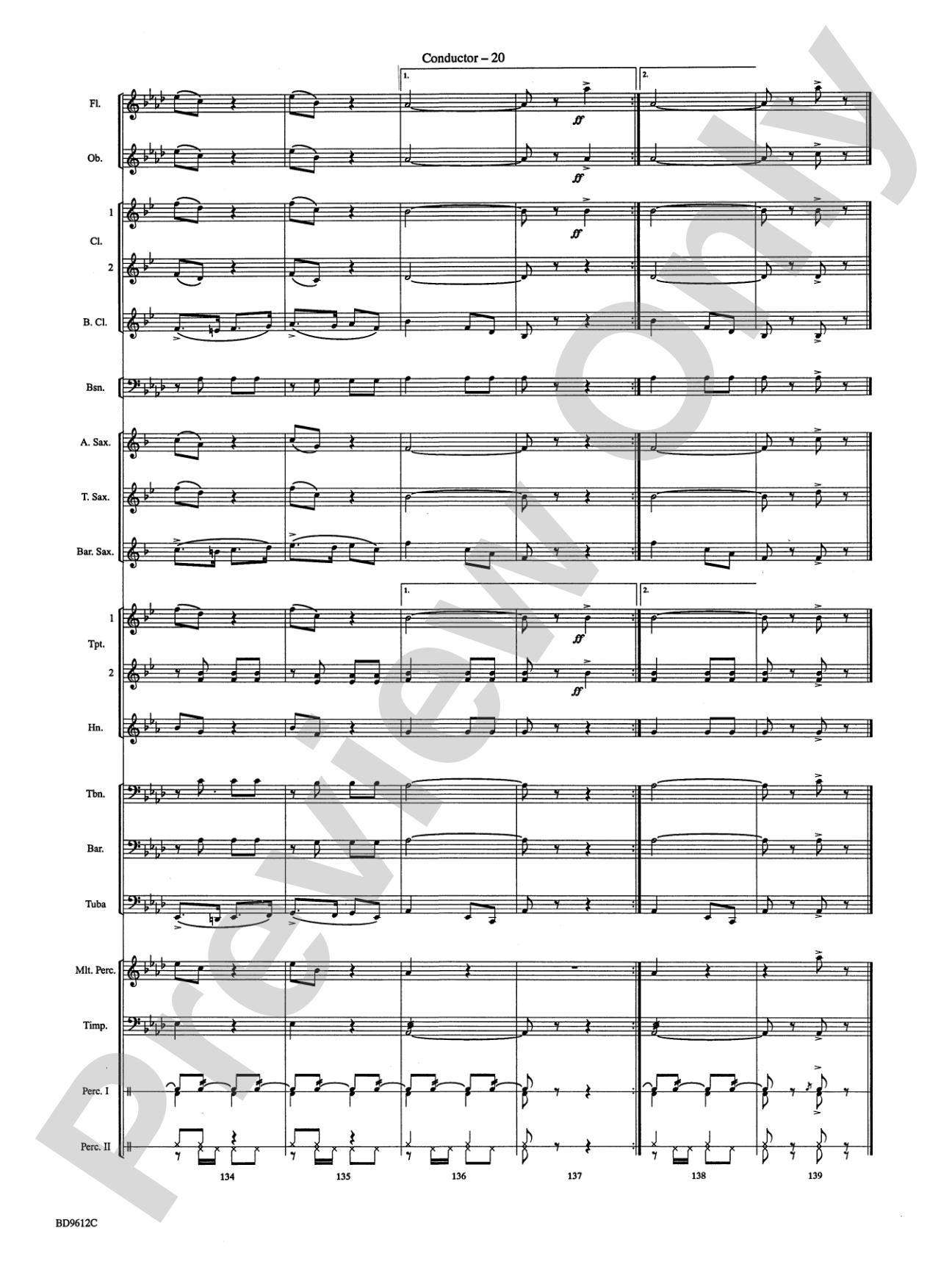 The Fairest of the Fair: Concert Band Conductor Score & Parts