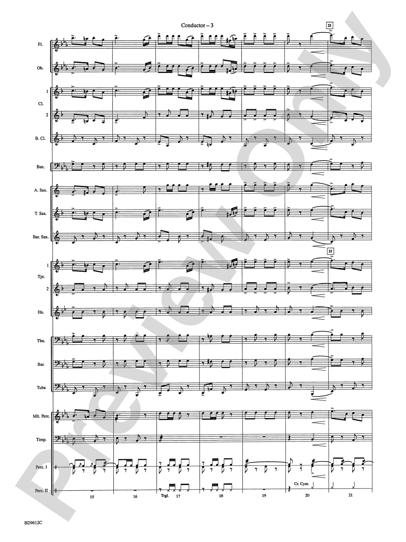 The Fairest of the Fair: Concert Band Conductor Score & Parts