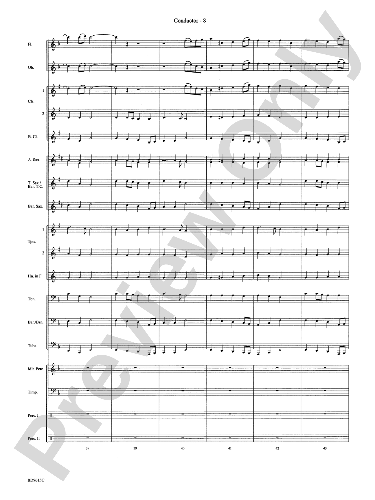 Angels We Have Heard on High: Concert Band Conductor Score & Parts