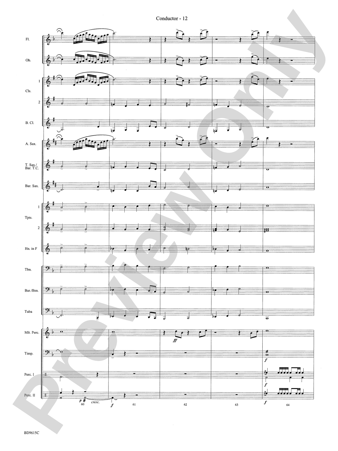 Angels We Have Heard on High: Concert Band Conductor Score & Parts