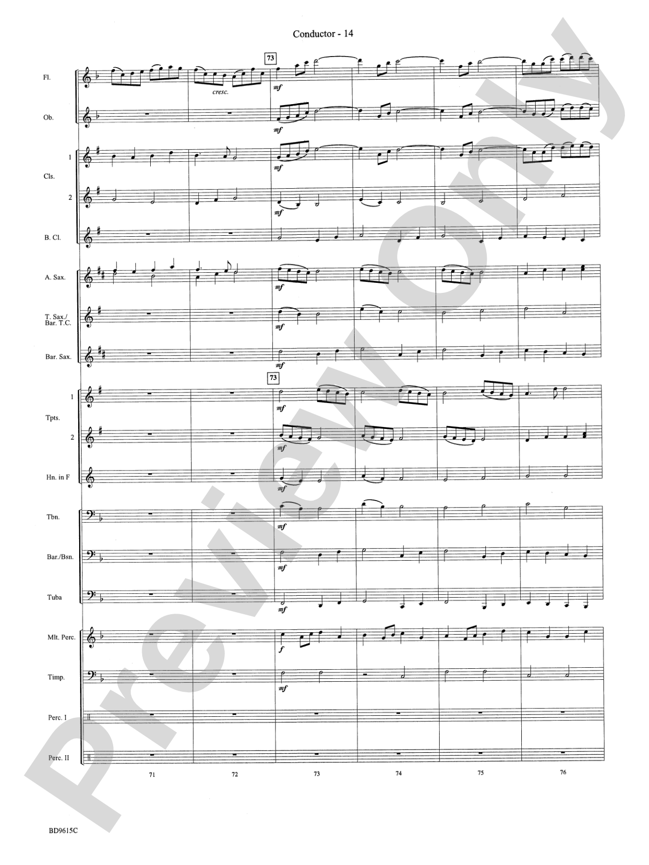 Angels We Have Heard on High: Concert Band Conductor Score & Parts