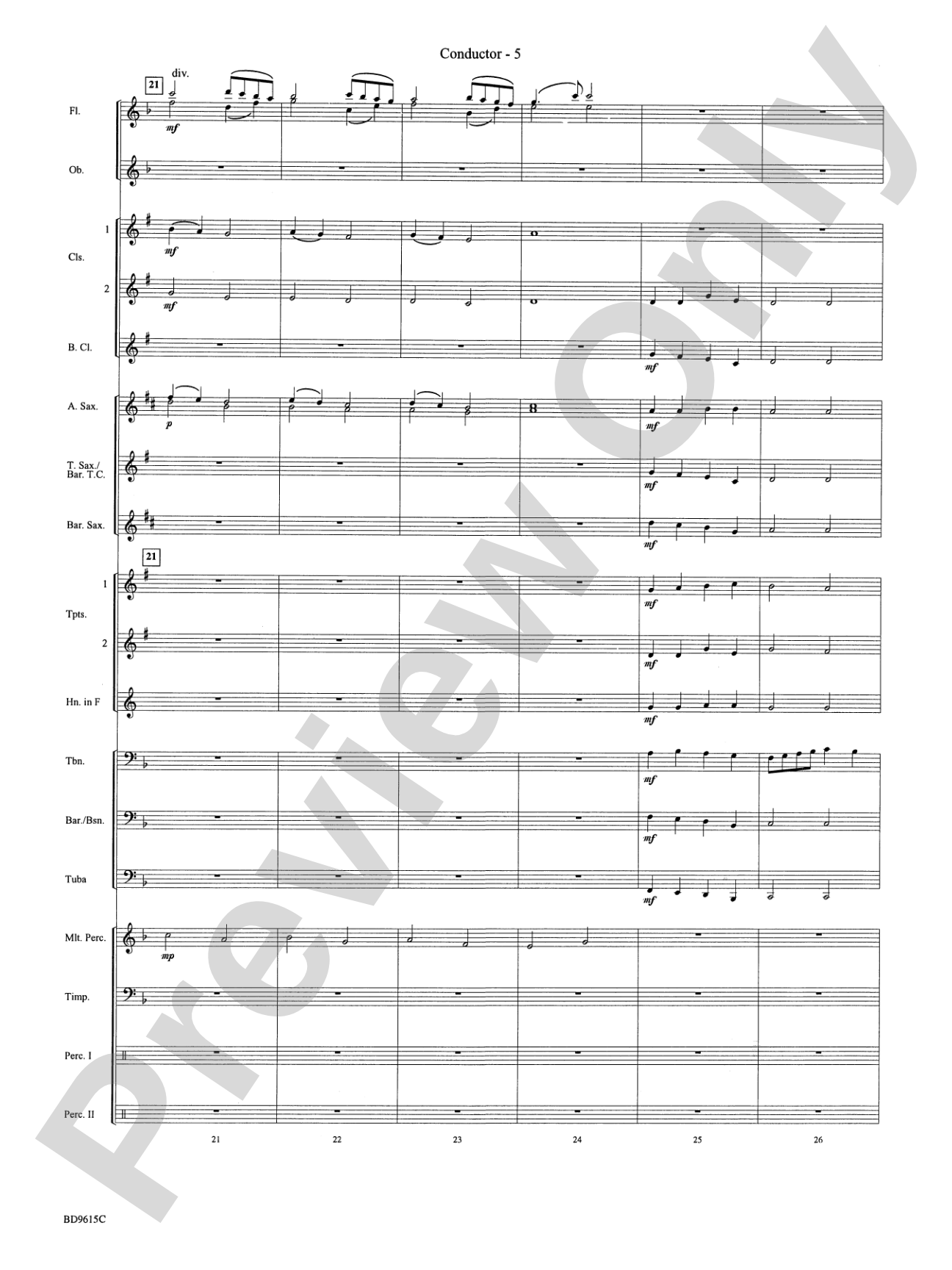 Angels We Have Heard on High: Concert Band Conductor Score & Parts
