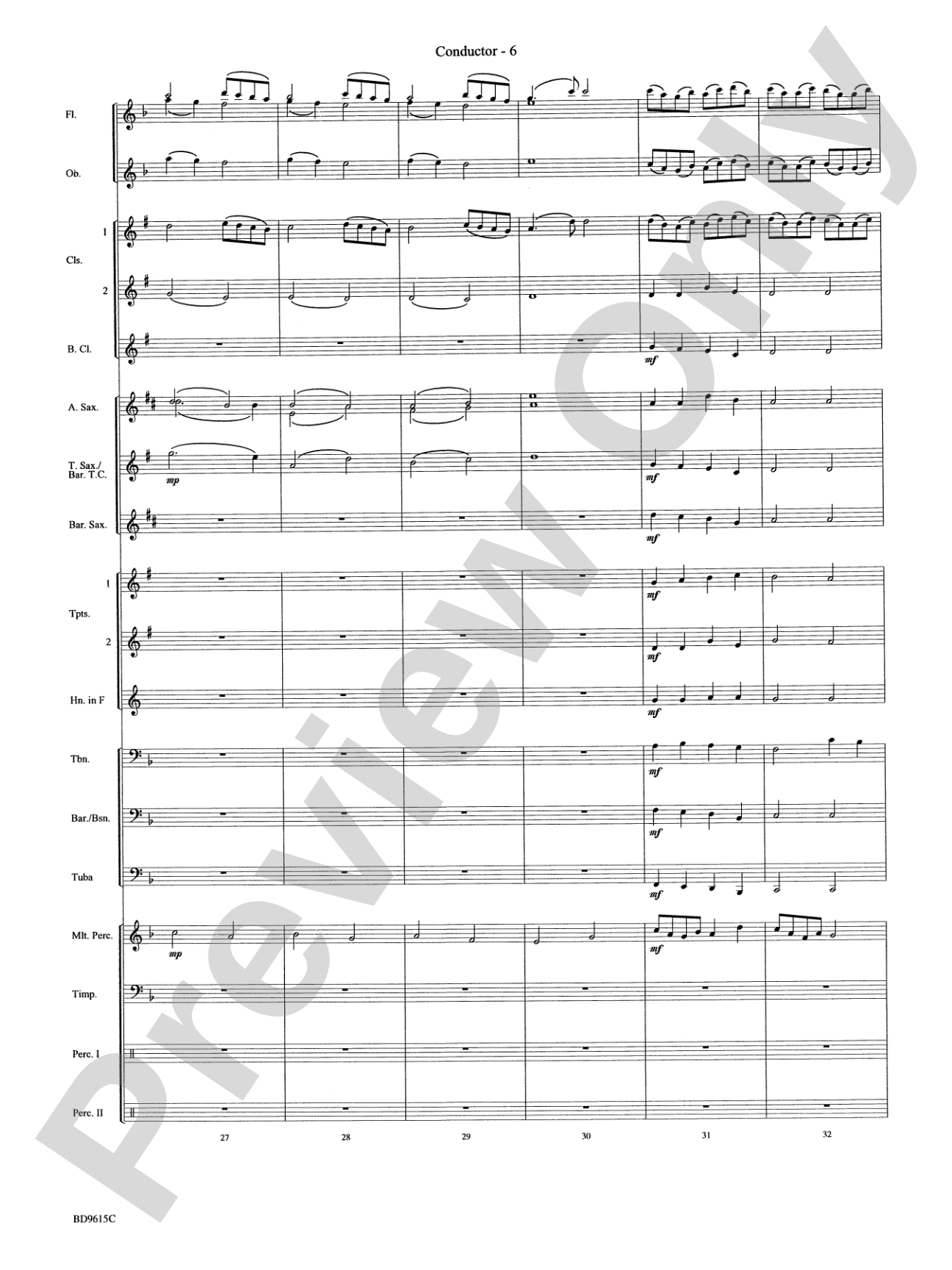 Angels We Have Heard on High: Concert Band Conductor Score & Parts